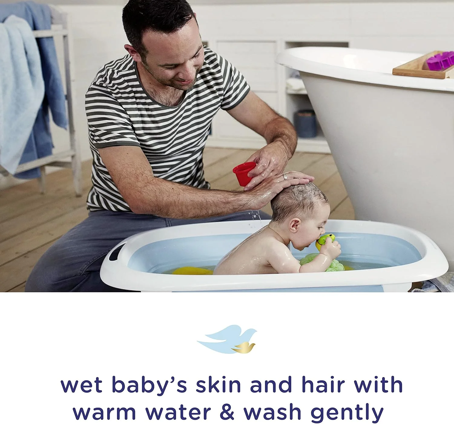 شامپو سر و بدن کودک Baby Dove مخصوص پوست حساس، مناسب برای حمام کودک، مرطوب کننده غنی، بدون اشک و ضد حساسیت، 591 میلی لیتر (بسته بندی ممکن است متفاوت باشد) شامپو سر و بدن کودک Baby Dove مخصوص پوست حساس، مناسب برای حمام کودک، مرطوب کننده غنی، بدون اشک و ضد حساسیت، 591 میلی لیتر (بسته بندی ممکن است متفاوت باشد)