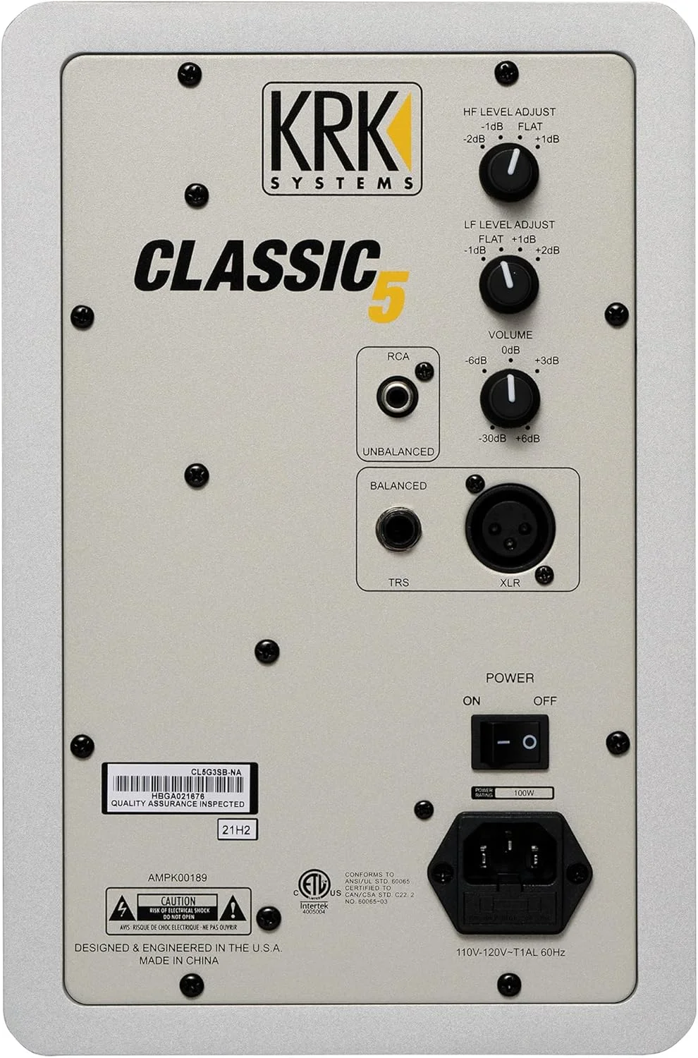 مانیتور استودیویی اکتیو 5 اینچی KRK Classic CL5G3 نسخه محدود، نقره ای مانیتور استودیویی اکتیو 5 اینچی KRK Classic CL5G3 نسخه محدود، نقره ای
