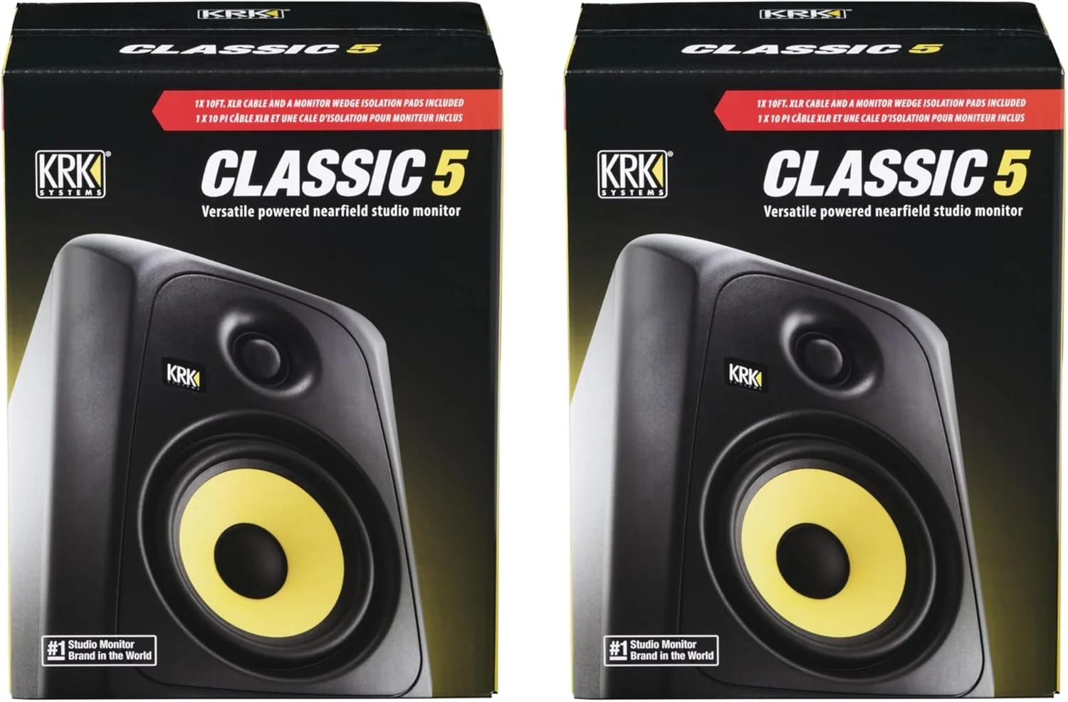 پک مانیتور KRK Classic 5 - مانیتور استودیویی اکتیو پک مانیتور KRK Classic 5 - مانیتور استودیویی اکتیو