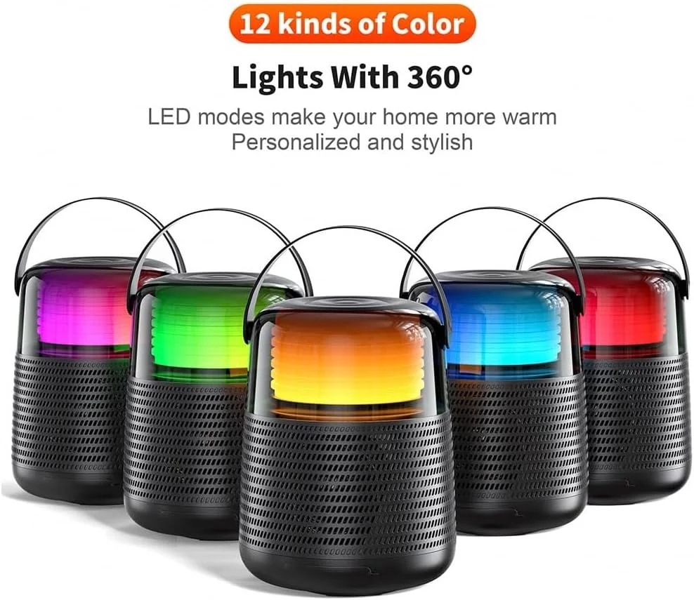 اسپیکر بلوتوثی قابل حمل و ضد آب KASTWAVE با چراغ LED برای مهمانی های فضای باز و تفریحات کنار استخر، هدیه ای ایده آل برای مردان و زنان، پشتیبانی از کارت TF اسپیکر بلوتوثی قابل حمل و ضد آب KASTWAVE با چراغ LED برای مهمانی های فضای باز و تفریحات کنار استخر، هدیه ای ایده آل برای مردان و زنان، پشتیبانی از کارت TF