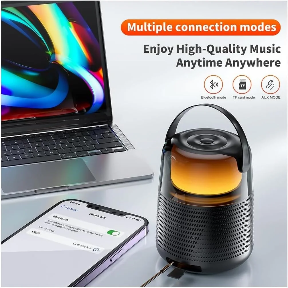 اسپیکر بلوتوثی قابل حمل و ضد آب KASTWAVE با چراغ LED برای مهمانی های فضای باز و تفریحات کنار استخر، هدیه ای ایده آل برای مردان و زنان، پشتیبانی از کارت TF اسپیکر بلوتوثی قابل حمل و ضد آب KASTWAVE با چراغ LED برای مهمانی های فضای باز و تفریحات کنار استخر، هدیه ای ایده آل برای مردان و زنان، پشتیبانی از کارت TF