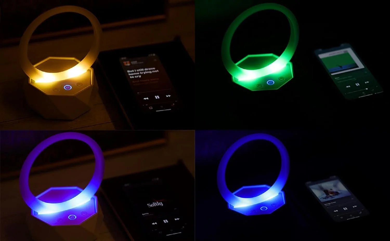 اسپیکر بلوتوثی KASTWAVE با چراغ خواب، 3 حالت نور، چراغ رومیزی قابل حمل با نور شب چند رنگ RGB قابل تنظیم برای دختران، پسران و کودکان اسپیکر بلوتوثی KASTWAVE با چراغ خواب، 3 حالت نور، چراغ رومیزی قابل حمل با نور شب چند رنگ RGB قابل تنظیم برای دختران، پسران و کودکان