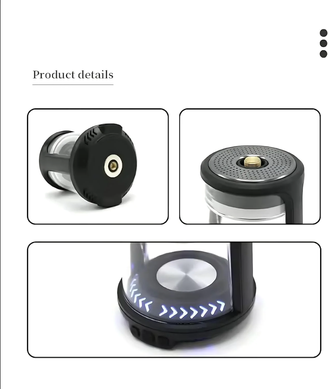 چراغ بلندگوی بلوتوثی قابل حمل 2 در 1، ضد آب، چراغ LED قابل شارژ با پایه مغناطیسی، میکروفون HD برای تماس هندزفری، سیستم صوتی بی سیم سبک چراغ بلندگوی بلوتوثی قابل حمل 2 در 1، ضد آب، چراغ LED قابل شارژ با پایه مغناطیسی، میکروفون HD برای تماس هندزفری، سیستم صوتی بی سیم سبک