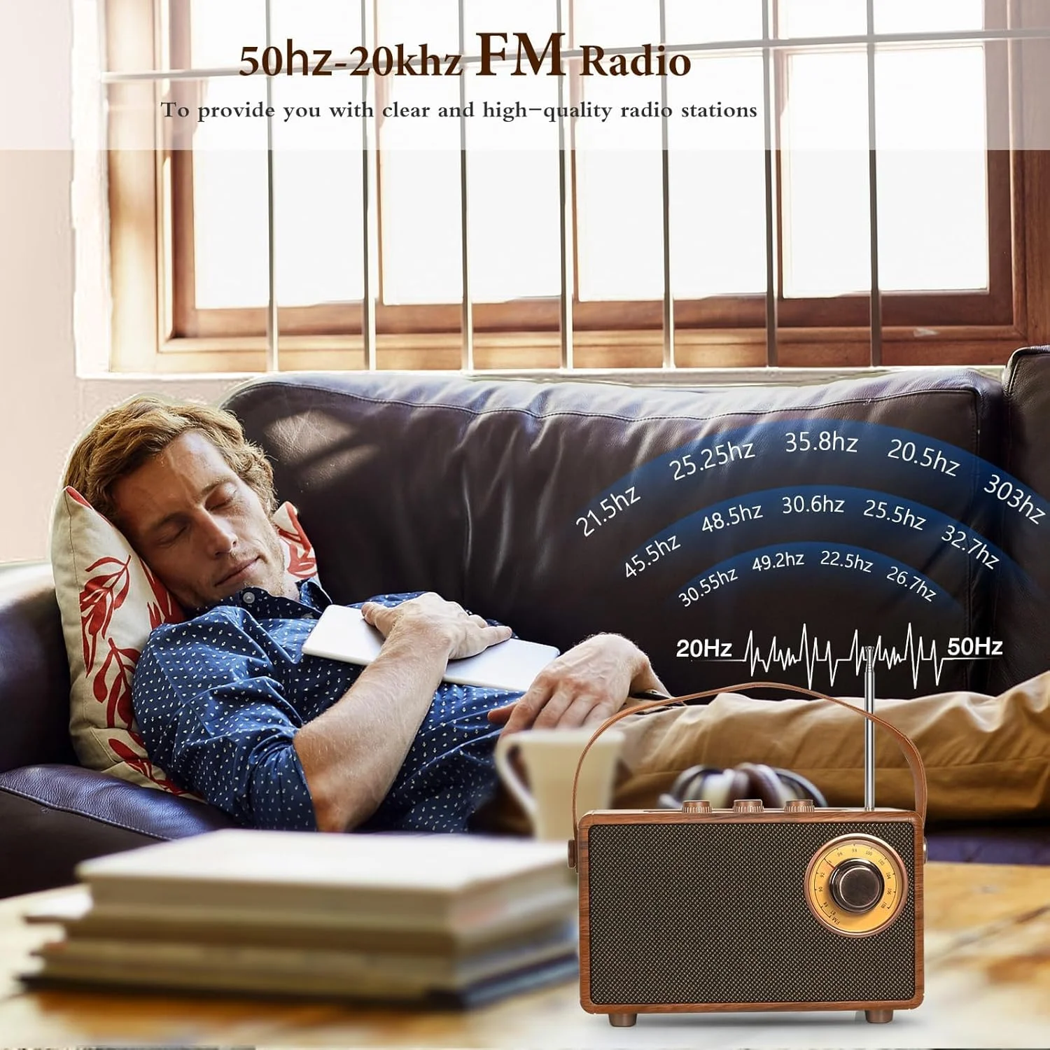 اسپیکر بلوتوث رترو با رادیو FM، اسپیکر بی سیم قابل حمل وینتیج برای دکوراسیون منزل، صدای بلند، کارت TF/USB/AUX، پخش کننده MP3، قابل شارژ، بلوتوث 5.0، هدیه برای خانه، دفتر، آشپزخانه اسپیکر بلوتوث رترو با رادیو FM، اسپیکر بی سیم قابل حمل وینتیج برای دکوراسیون منزل، صدای بلند، کارت TF/USB/AUX، پخش کننده MP3، قابل شارژ، بلوتوث 5.0، هدیه برای خانه، دفتر، آشپزخانه