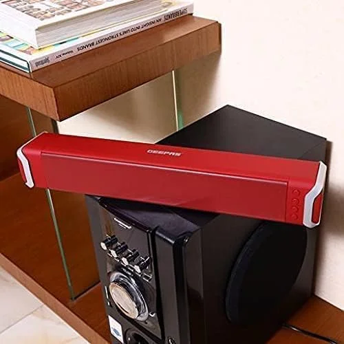 اسپیکر بلوتوثی Geepas GMS11141UK - اسپیکر بلوتوثی با بیس قوی با قابلیت تماس هندزفری | BT/USB/TF/FM/AUX | باتری 1500mAh | ایده آل برای مهمانی ها، فیلم ها، بازی کردن و موارد دیگر | 2 سال گارانتی اسپیکر بلوتوثی Geepas GMS11141UK - اسپیکر بلوتوثی با بیس قوی با قابلیت تماس هندزفری | BT/USB/TF/FM/AUX | باتری 1500mAh | ایده آل برای مهمانی ها، فیلم ها، بازی کردن و موارد دیگر | 2 سال گارانتی