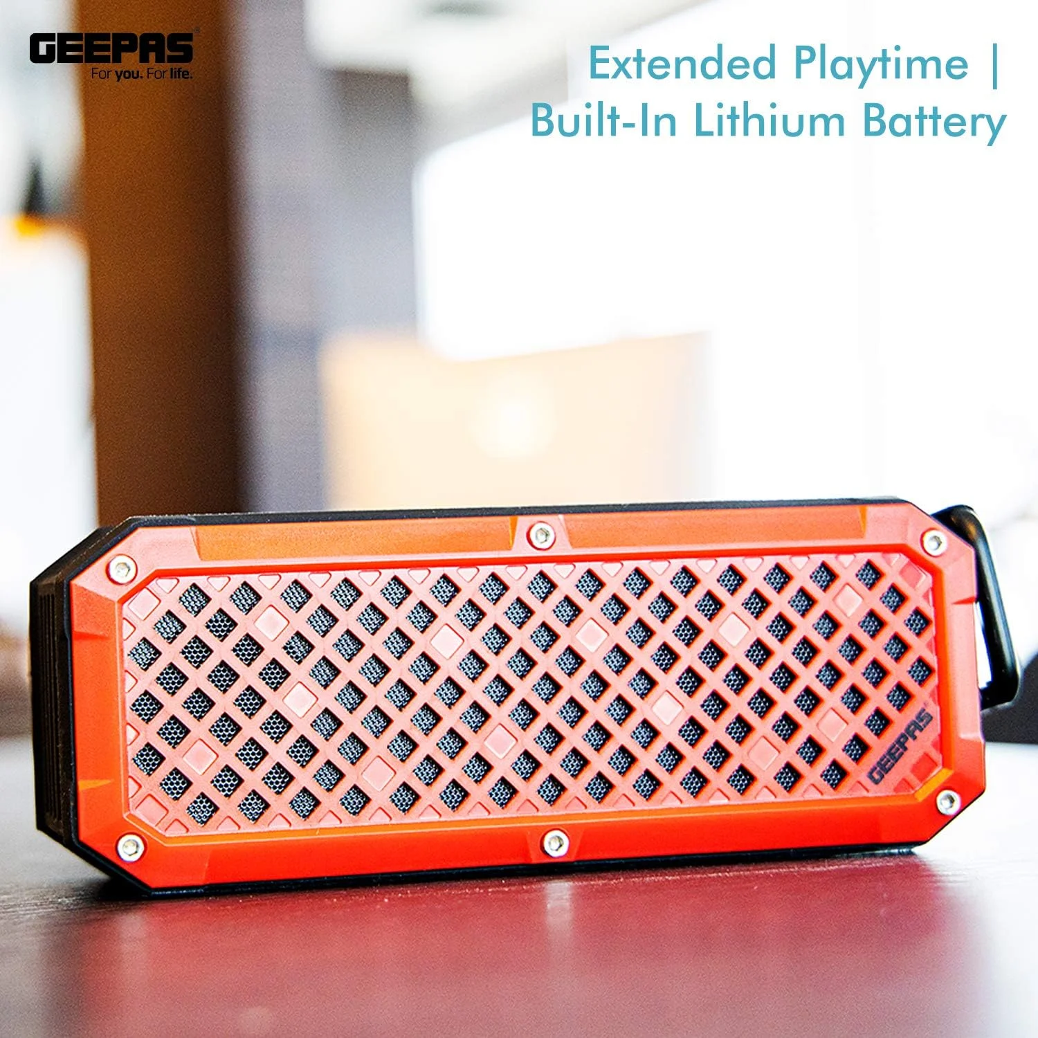 اسپیکر بلوتوثی قابل شارژ Geepas GMS8591، USB اسپیکر بلوتوثی قابل شارژ Geepas GMS8591، USB