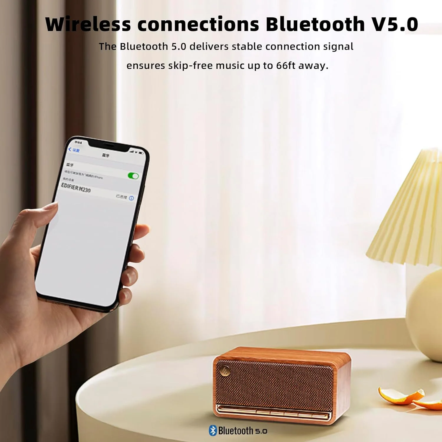 اسپیکر بلوتوثی چوبی رترو Edifier، بلندگوهای بی سیم قابل حمل با صدای استریو 20 واتی، بلندگوی دکوراسیون وینتیج با AUX، کارت صدای USB، Micro SD قهوه ای اسپیکر بلوتوثی چوبی رترو Edifier، بلندگوهای بی سیم قابل حمل با صدای استریو 20 واتی، بلندگوی دکوراسیون وینتیج با AUX، کارت صدای USB، Micro SD قهوه ای