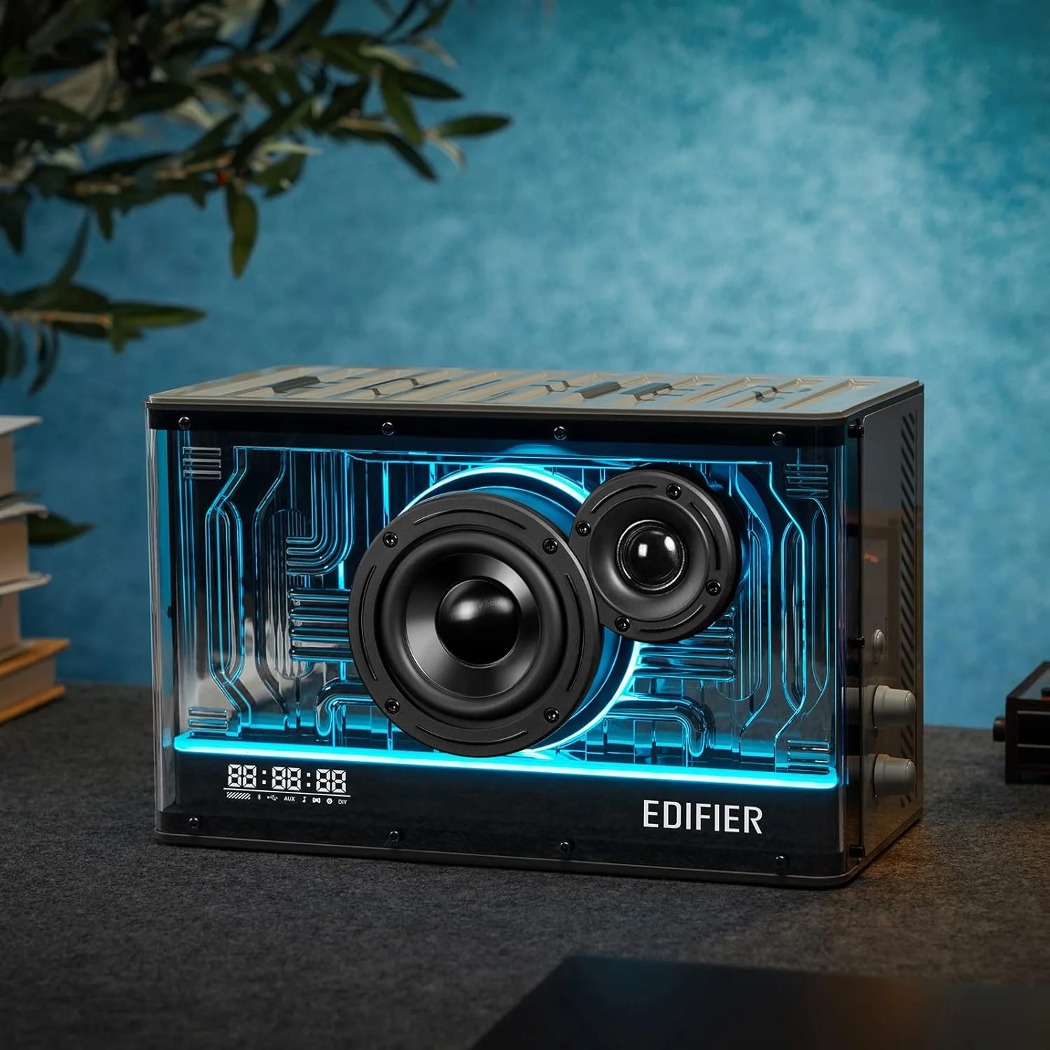 اسپیکر بلوتوث رومیزی Edifier QD35، دارای گواهینامه Hi-Res Audio و Hi-Res Audio Wireless، اسپیکر کامپیوتر با شارژ فوق سریع 35 واتی GaN، جلوه های نورپردازی خیره کننده، اسپیکر خانگی برای تلفن، مشکی اسپیکر بلوتوث رومیزی Edifier QD35، دارای گواهینامه Hi-Res Audio و Hi-Res Audio Wireless، اسپیکر کامپیوتر با شارژ فوق سریع 35 واتی GaN، جلوه های نورپردازی خیره کننده، اسپیکر خانگی برای تلفن، مشکی