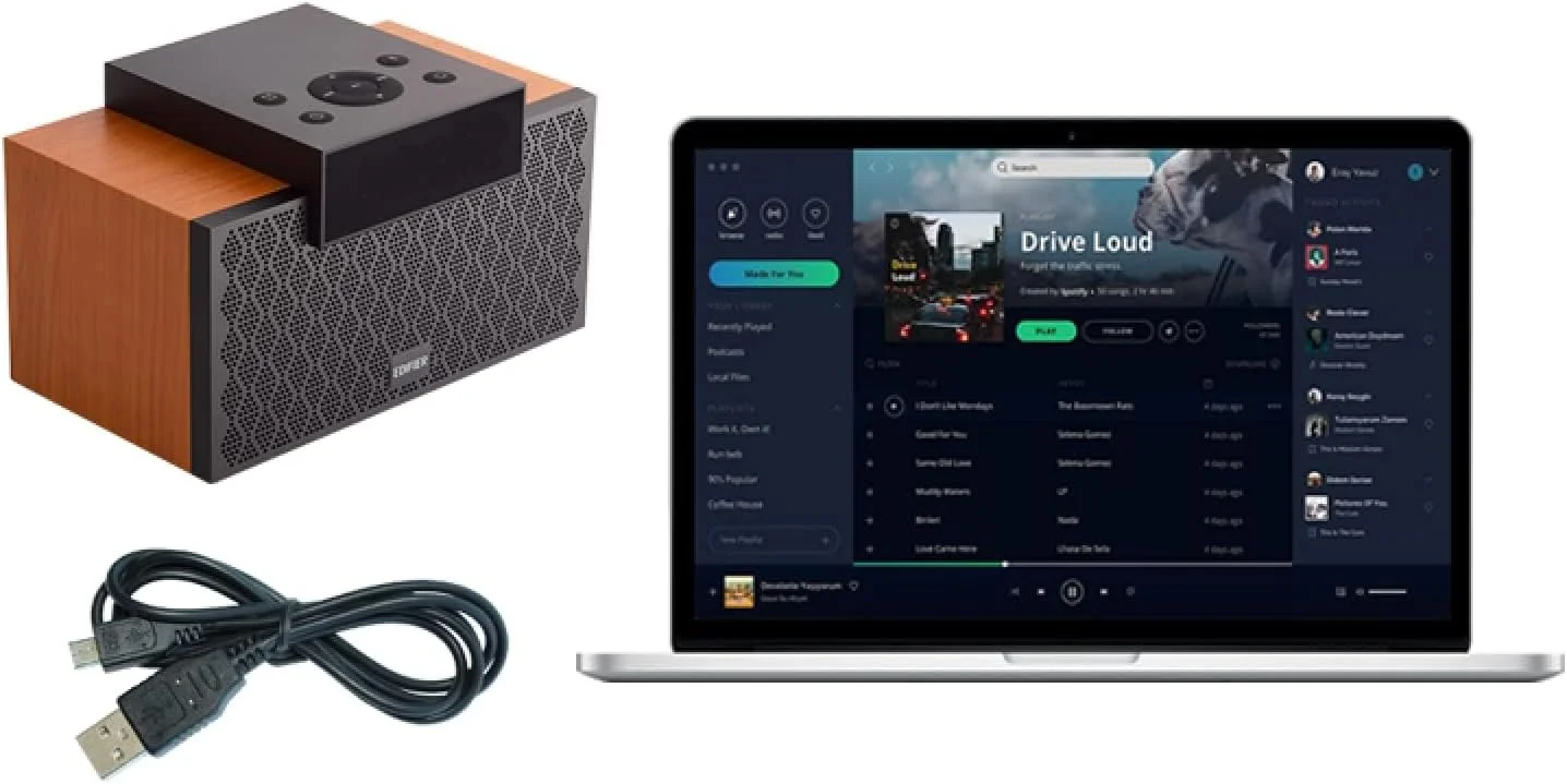 اسپیکر بی سیم ادیفایر مدل MP260، بلوتوث 5.0 قابل حمل، چند منظوره، ساعت، آلارم، نمایشگر LED، حافظه USB، کارت TF، قهوه ای اسپیکر بی سیم ادیفایر مدل MP260، بلوتوث 5.0 قابل حمل، چند منظوره، ساعت، آلارم، نمایشگر LED، حافظه USB، کارت TF، قهوه ای