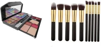 داتناسایاد 9244 و براش آرایشی (ست 2 عددی) 400 گرم (کیت آرایشی چند رنگ، براش مشکی و طلایی) داتناسایاد 9244 و براش آرایشی (ست 2 عددی) 400 گرم (کیت آرایشی چند رنگ، براش مشکی و طلایی)