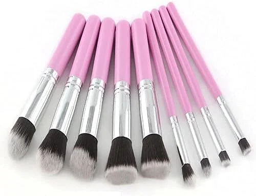ست برس آرایشی داتناسایاد، ابزار حرفه ای برای کرم پودر، خط چشم و سایه چشم (صورتی) ست برس آرایشی داتناسایاد، ابزار حرفه ای برای کرم پودر، خط چشم و سایه چشم (صورتی)