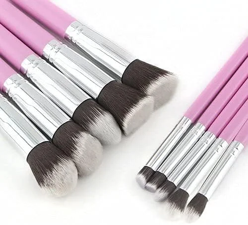 ست برس آرایشی داتناسایاد، ابزار حرفه ای برای کرم پودر، خط چشم و سایه چشم (صورتی) ست برس آرایشی داتناسایاد، ابزار حرفه ای برای کرم پودر، خط چشم و سایه چشم (صورتی)