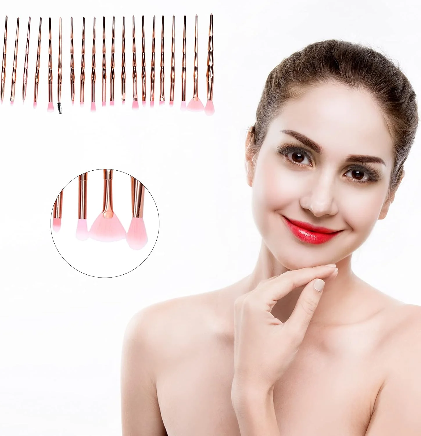 براش کرم پودر Crisist، ست براش آرایشی ممتاز ابریشمی صورت برای زنان و دختران براش کرم پودر Crisist، ست براش آرایشی ممتاز ابریشمی صورت برای زنان و دختران