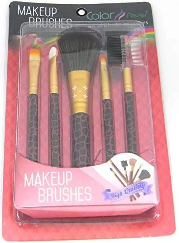 ست براش آرایشی کالر فیور، زرشکی شیک ست براش آرایشی کالر فیور، زرشکی شیک