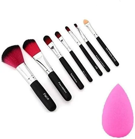 ست برس آرایشی 7 تکه ClubComfort به همراه جعبه نگهداری و پد اسفنجی (رنگ ممکن است متفاوت باشد) (مشکی) ست برس آرایشی 7 تکه ClubComfort به همراه جعبه نگهداری و پد اسفنجی (رنگ ممکن است متفاوت باشد) (مشکی)