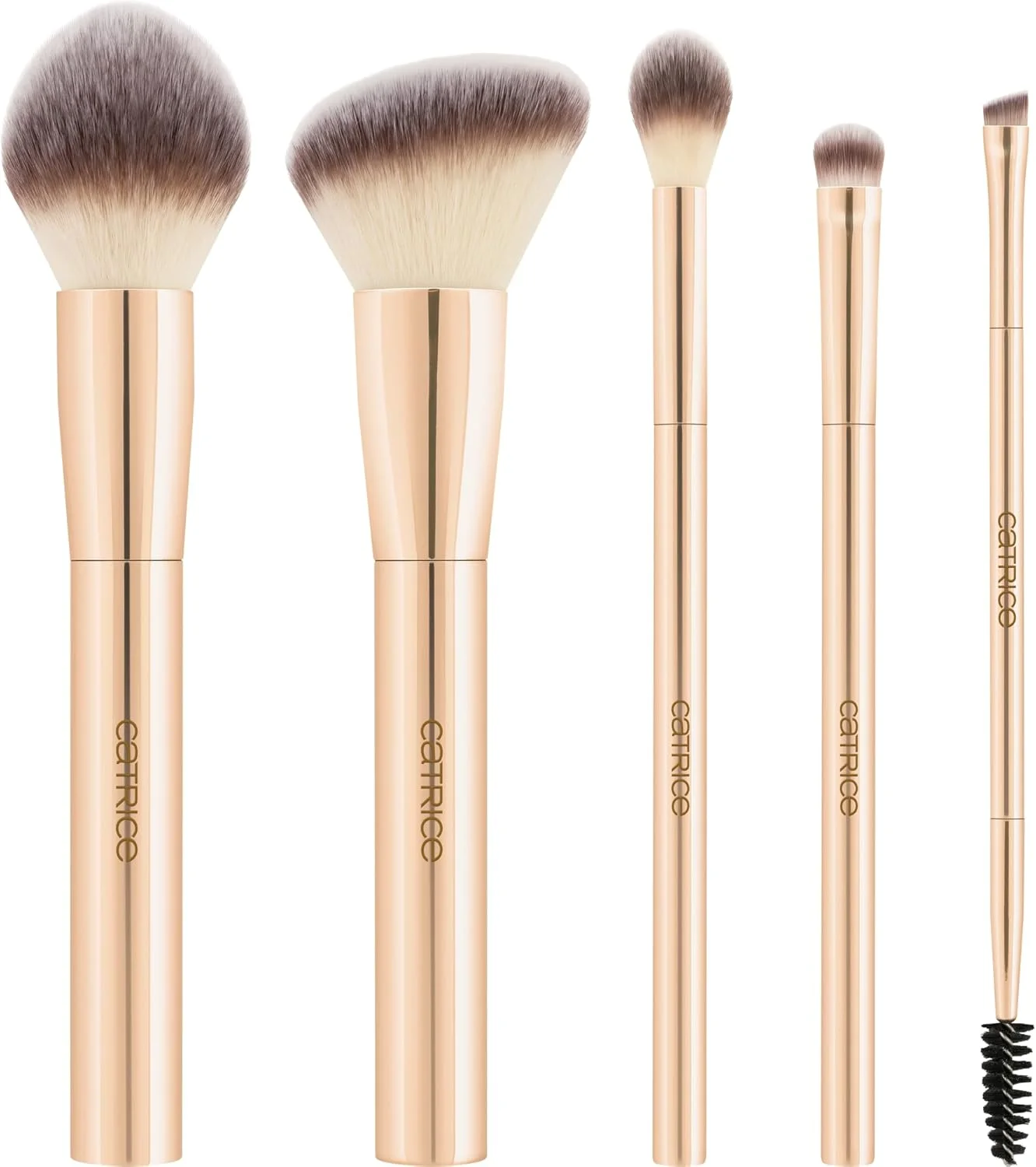 ست براش حرفه ای ضروری کاتریس، چند رنگ، نتیجه فوری، وگان، بدون نانوذرات، بسته 1 عددی (5 تکه)