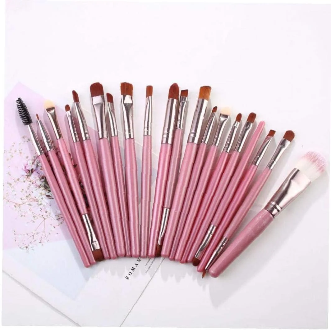 ست 20 عددی برس آرایشی CBERADA beauty Berrywho، برس های حرفه ای برای آرایش، شامل برس کرم پودر، سایه چشم، رژ لب و ابزارهای مراقبت از زیبایی (رنگ: رنگارنگ)