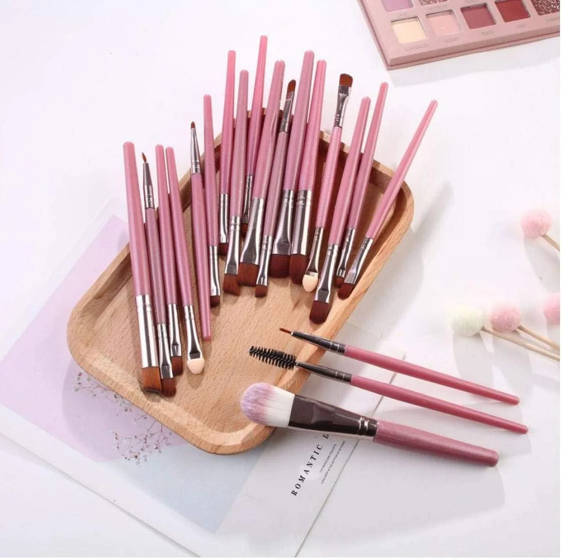 ست 20 عددی برس آرایشی CBERADA beauty Berrywho، برس های حرفه ای برای آرایش، شامل برس کرم پودر، سایه چشم، رژ لب و ابزارهای مراقبت از زیبایی (رنگ: رنگارنگ)