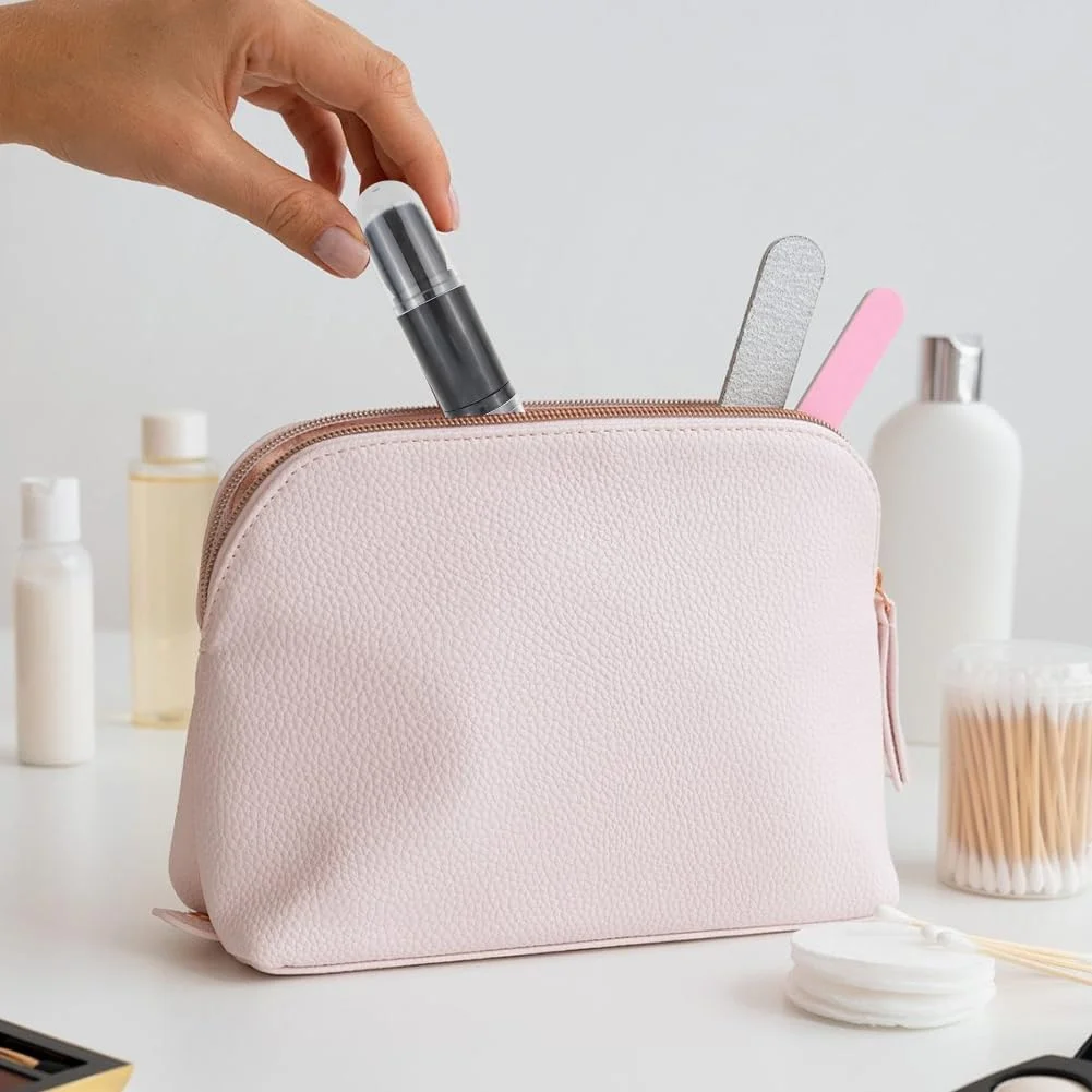 ست برس آرایشی مسافرتی Capiant، 3 عددی، 4 در 1، برس لب کوچک قابل حمل، برس فونداسیون، برس پودر ترکیبی، برس سایه چشم، برای برس آرایشی لوازم آرایشی صورت زنانه ست برس آرایشی مسافرتی Capiant، 3 عددی، 4 در 1، برس لب کوچک قابل حمل، برس فونداسیون، برس پودر ترکیبی، برس سایه چشم، برای برس آرایشی لوازم آرایشی صورت زنانه