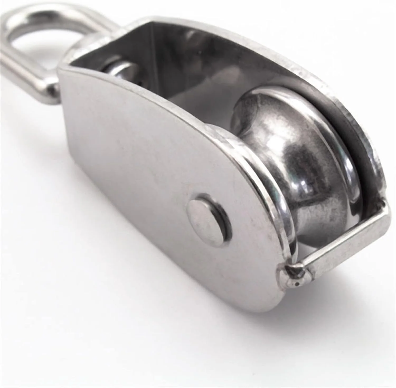 قرقره استیل SEMOOR، قرقره تک چرخ گردان، مجموعه قرقره طناب بالابر، ابزار چرخ بالابر (سایز: M50)