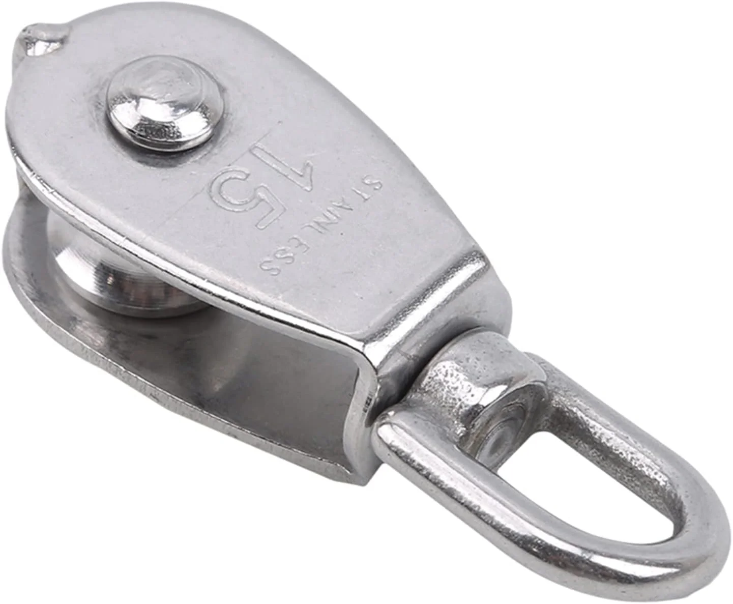 قرقره فولادی SEMOOR تک/دو چرخ گردان مجموعه قرقره طناب بالابر بلبرینگ ابزار چرخ بالابر (رنگ: قرقره دوبل، سایز: M25)