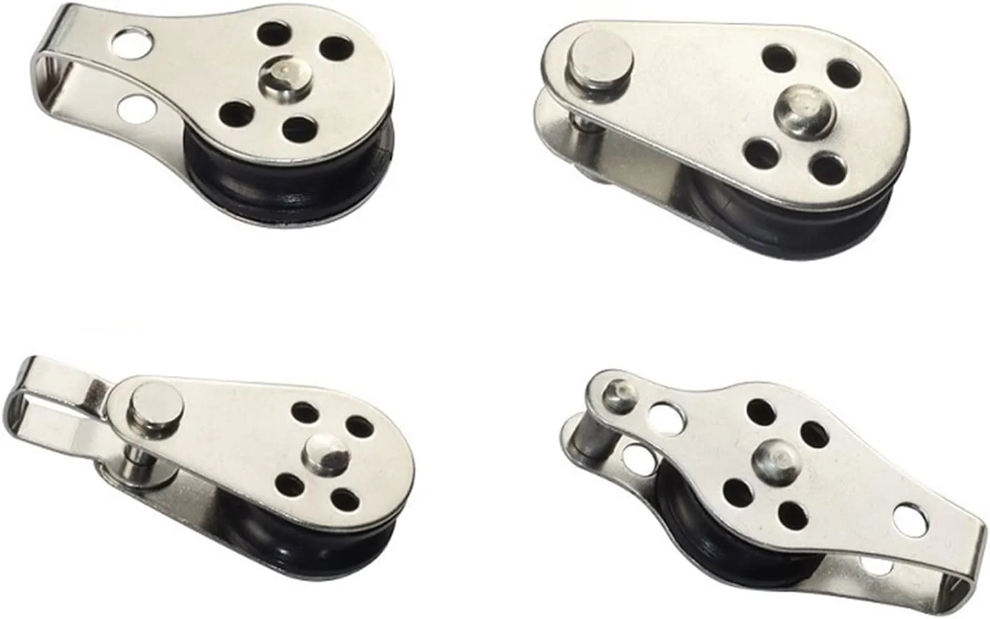 قرقره SEMOOR، بلوک قرقره استیل ضد زنگ، غلتک قرقره برای طناب (سایز: 607-25mm)