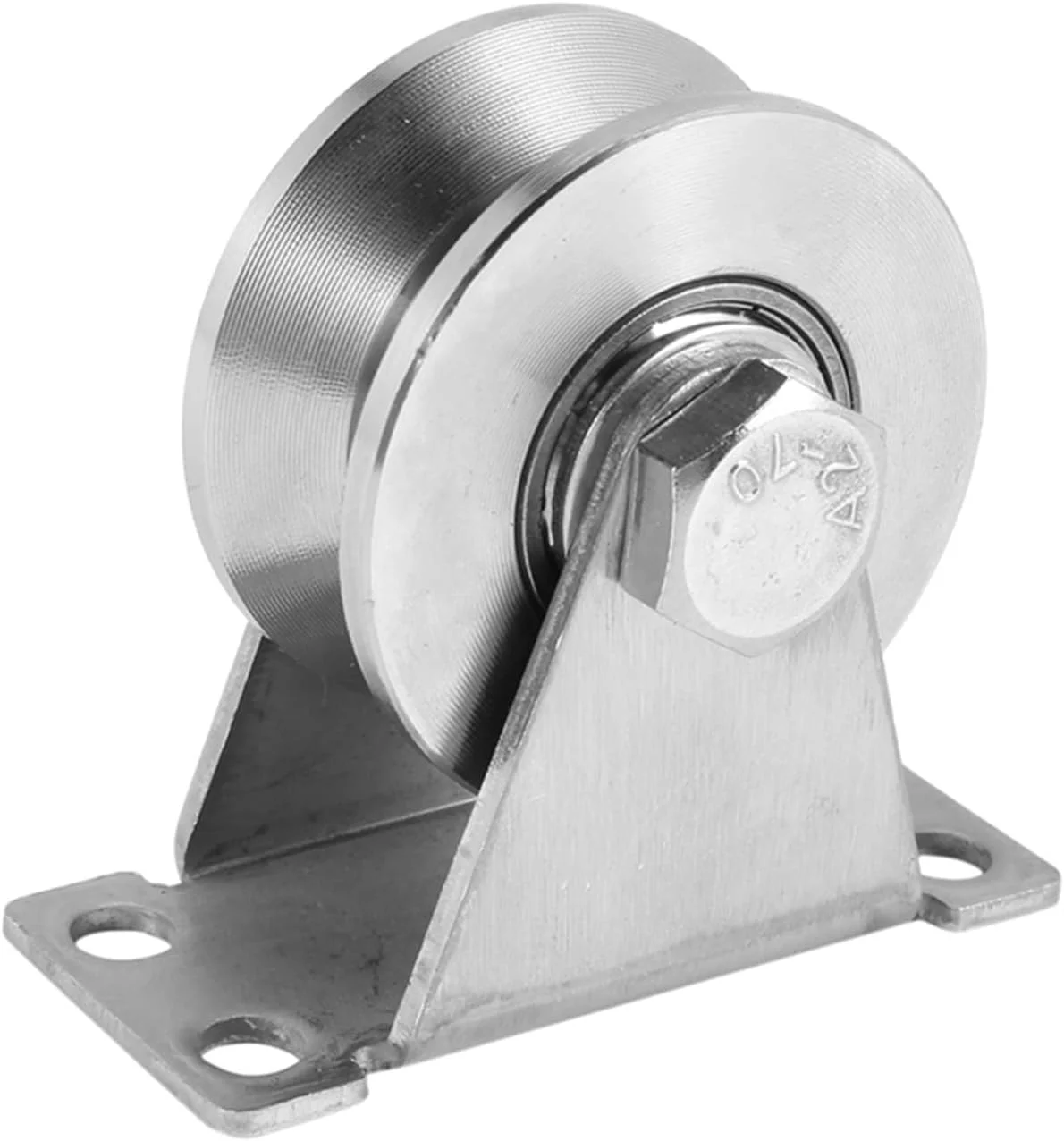 قرقره SEMOOR، بلوک قرقره استیل ضد زنگ، بلبرینگ های بی صدا، غلتک کشویی شیاردار چرخ ریلی