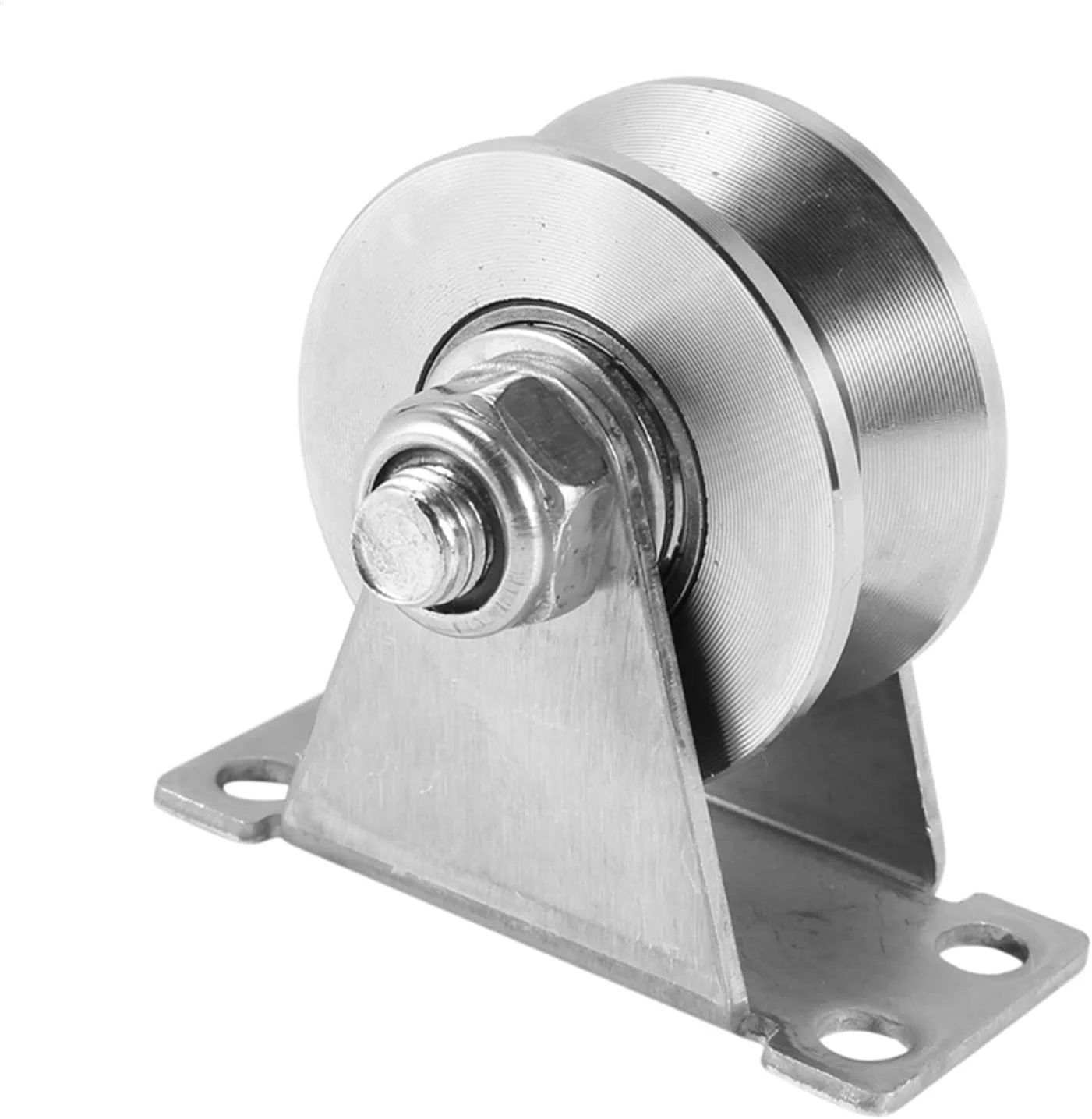 قرقره SEMOOR، بلوک قرقره استیل ضد زنگ، بلبرینگ های بی صدا، غلتک کشویی شیاردار چرخ ریلی