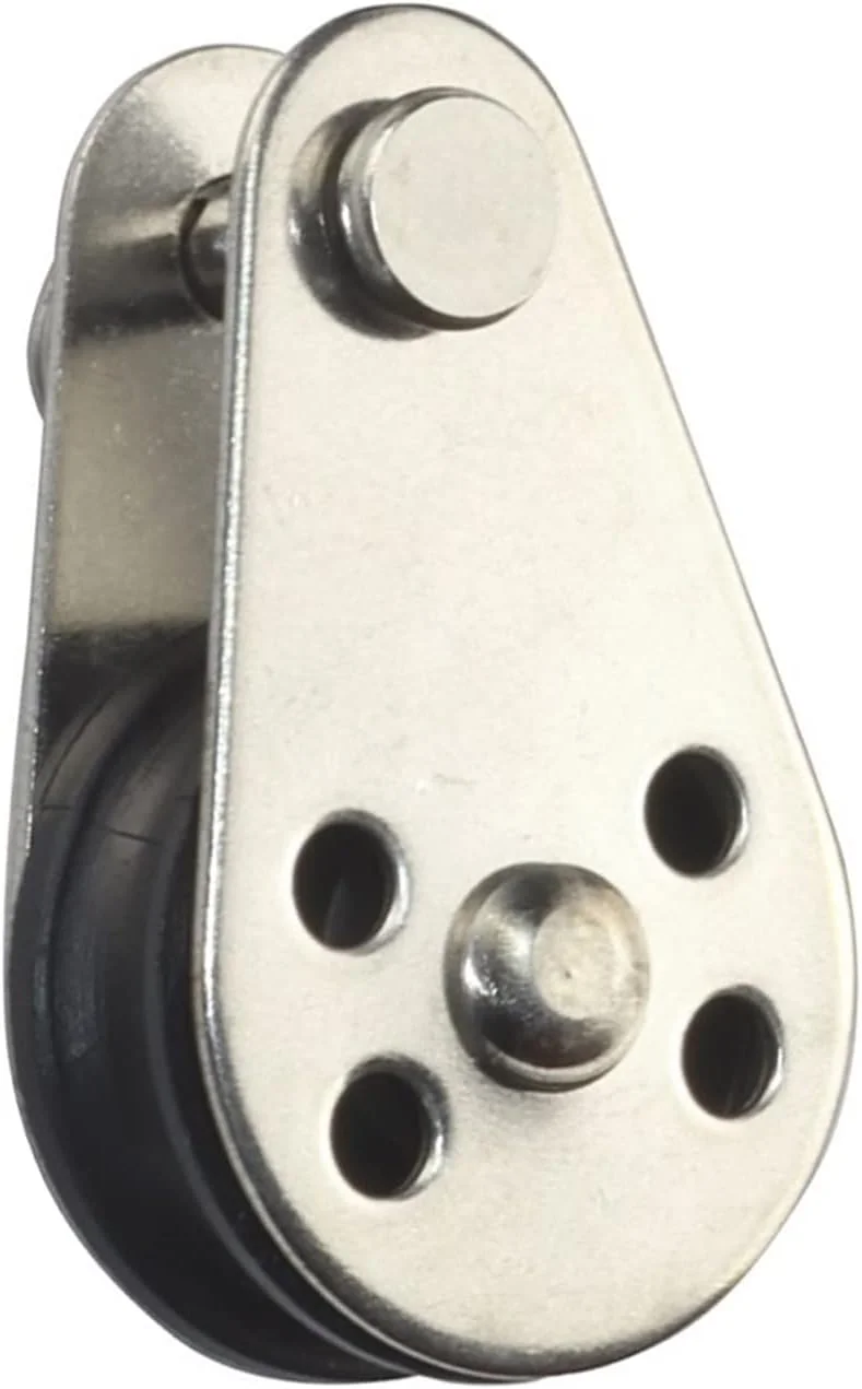 مجموعه قرقره استیل SEMOOR شامل 5 عدد، بلوک قرقره استیل ضد زنگ، چرخ کشش سیم آویز، قرقره کابل سیم بکسل بالابر برای طناب