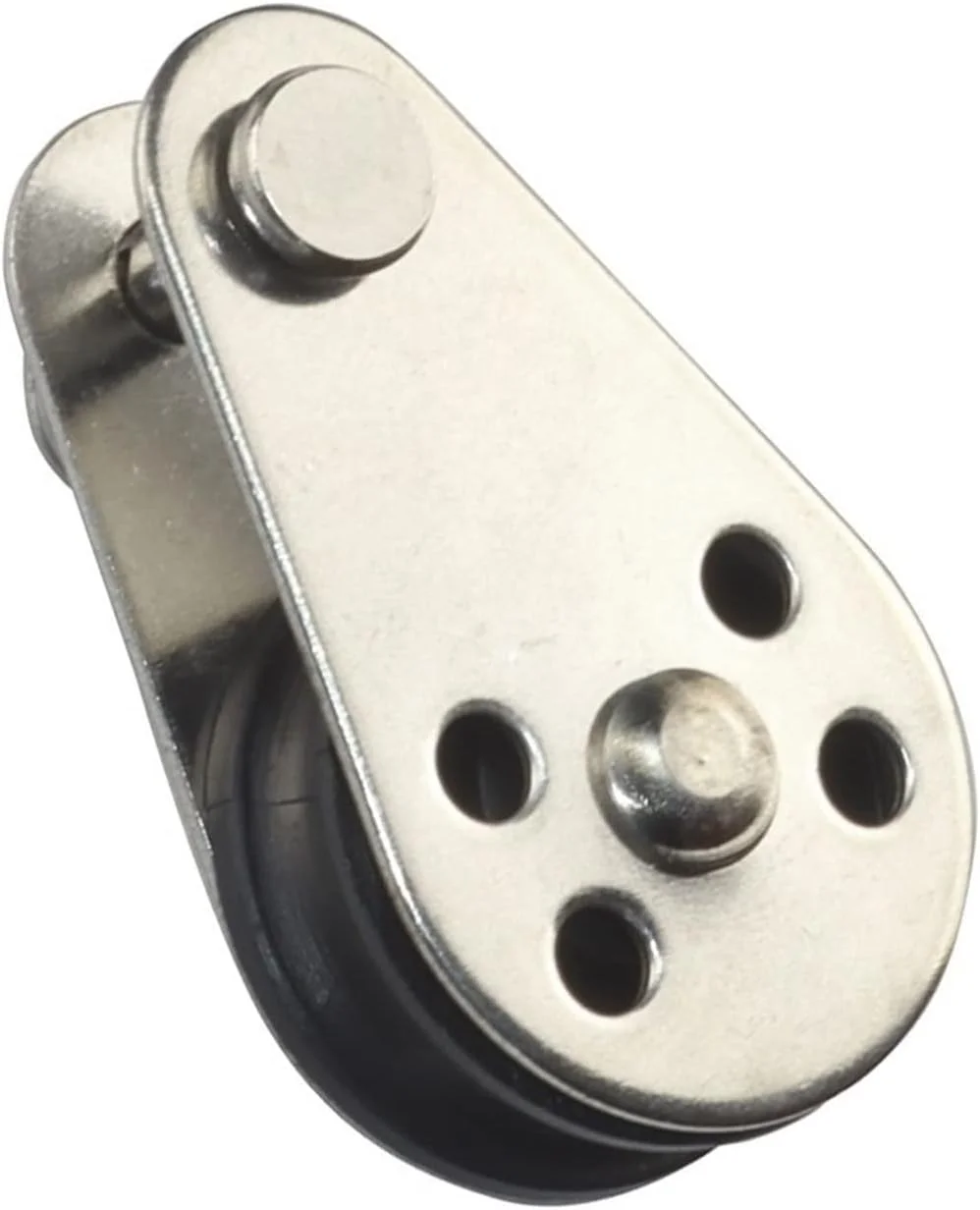 SEMOOR قرقره 5 عددی استیل ضد زنگ، بلوک قرقره، چرخ کشش سیم آویز، قرقره کابل سیم طناب بالابر برای طناب