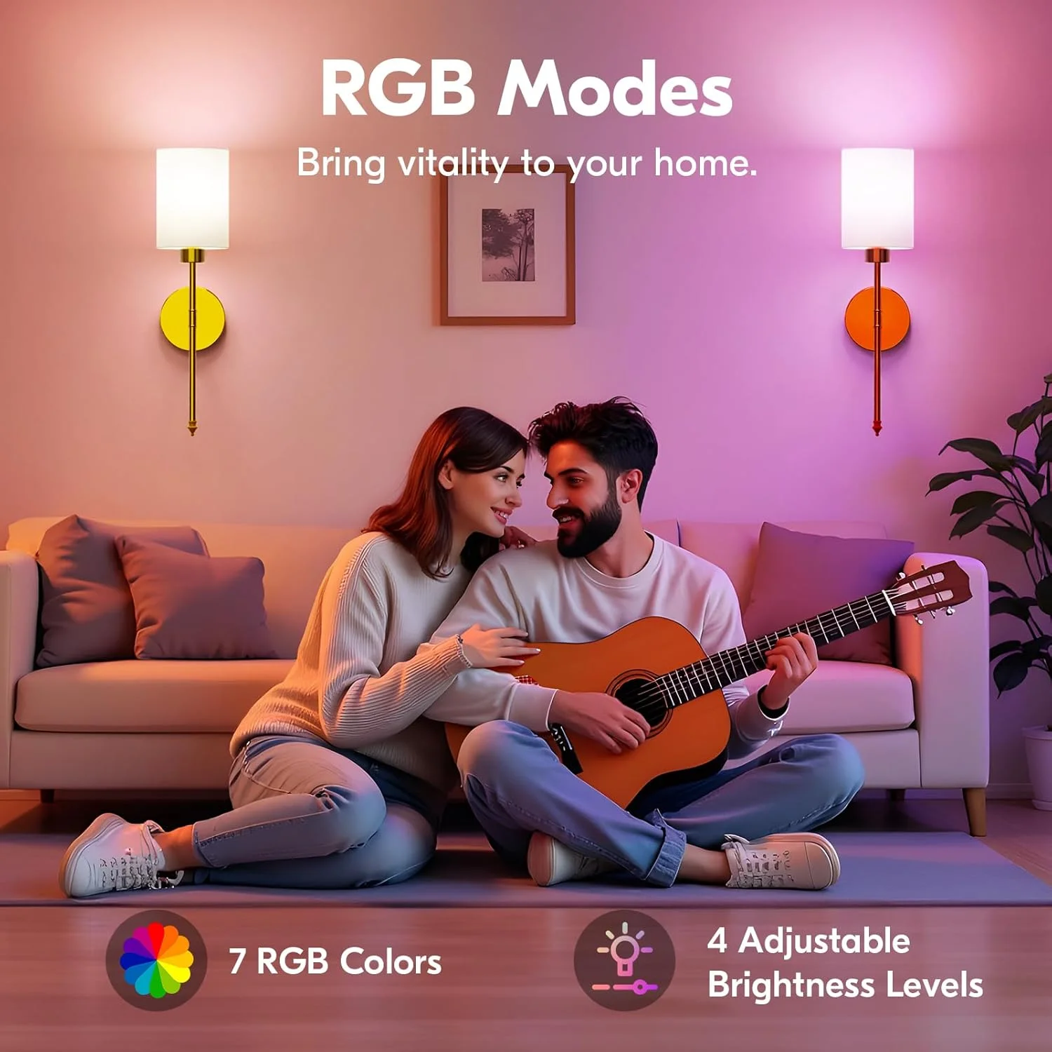 ست 2 عددی شمعدان دیواری باتری خور NIORSUN، چراغ های دیواری بی سیم طلایی قابل شارژ با لامپ های جداشدنی کم نور شونده 5200 میلی آمپر ساعتی و ریموت، دکور دیوارکوب 9 رنگ برای اتاق خواب، اتاق نشیمن، راهرو ست 2 عددی شمعدان دیواری باتری خور NIORSUN، چراغ های دیواری بی سیم طلایی قابل شارژ با لامپ های جداشدنی کم نور شونده 5200 میلی آمپر ساعتی و ریموت، دکور دیوارکوب 9 رنگ برای اتاق خواب، اتاق نشیمن، راهرو