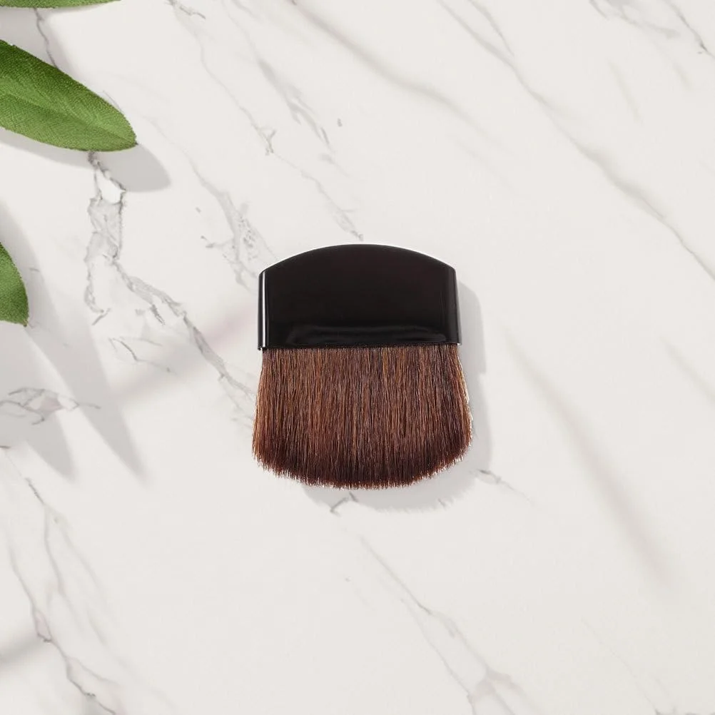 مجموعه 3 عددی برس آرایشی Beaupretty، برس صورت، ست برس آرایشی، برس آرایشی قابل حمل، برس لوازم آرایشی، برس صورت، اسفنج سایه چشم، موی اسب، مشکی