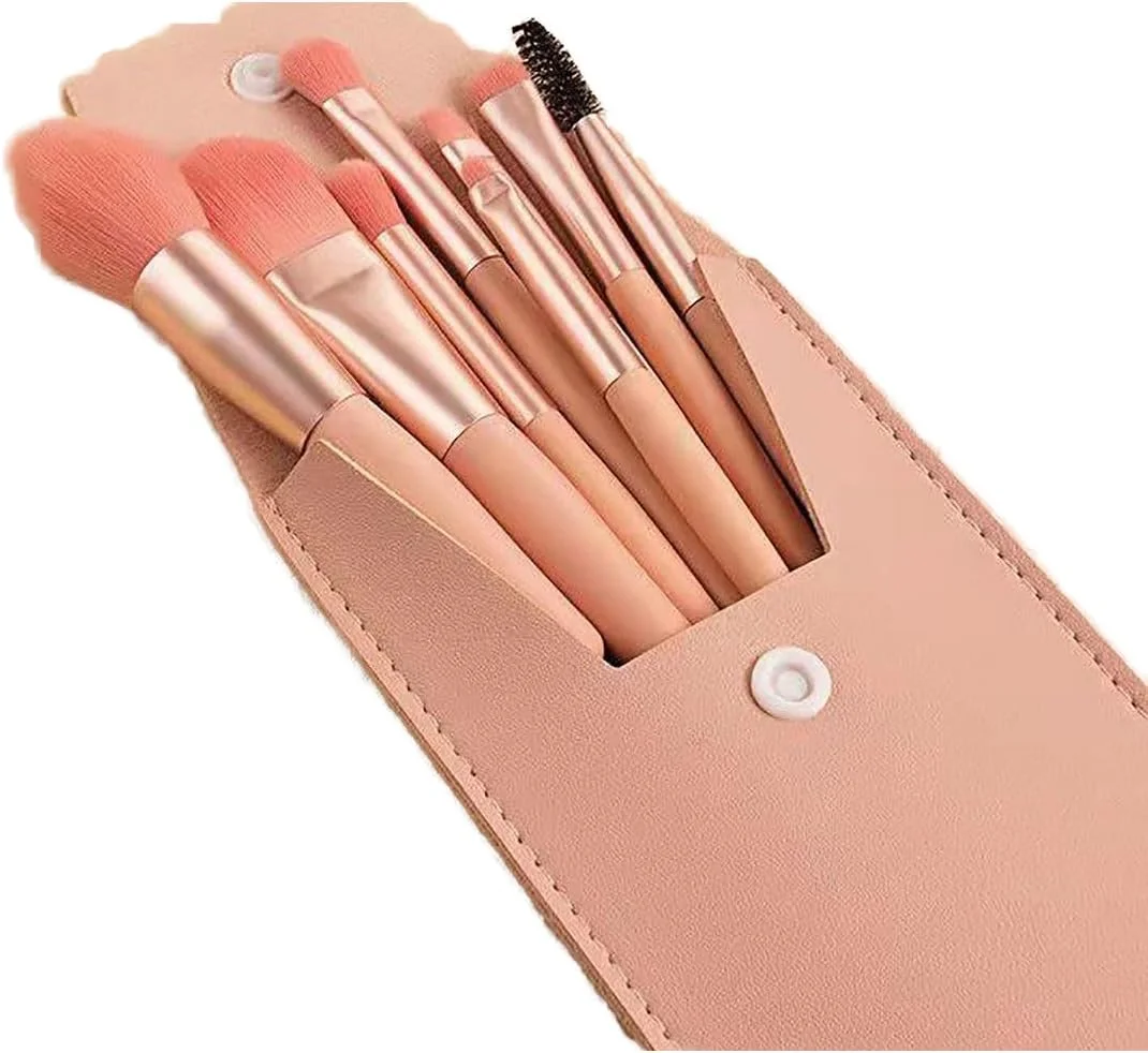 ست برس آرایشی ممتاز BEAUTRAY – ست 8 عددی برس لوازم آرایشی رزگلد با کیف مسافرتی – ابزارهای آرایشی حرفه ای نرم برای کرم پودر، پودر، ترکیب، سایه چشم و ابرو – برای خانه و مسافرت ست برس آرایشی ممتاز BEAUTRAY – ست 8 عددی برس لوازم آرایشی رزگلد با کیف مسافرتی – ابزارهای آرایشی حرفه ای نرم برای کرم پودر، پودر، ترکیب، سایه چشم و ابرو – برای خانه و مسافرت