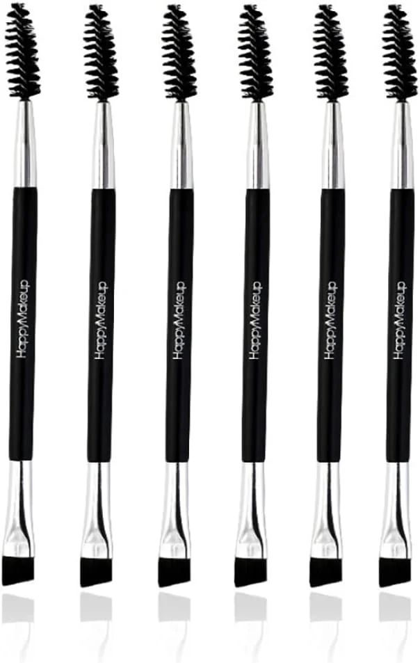 براش ابرو دو طرفه، برس ابرو و برس مژه، برس ابروی زاویه دار حرفه ای با موهای مصنوعی بدون تست حیوانی، ست برس آرایشی (رنگ: مشکی، 1 عدد) براش ابرو دو طرفه، برس ابرو و برس مژه، برس ابروی زاویه دار حرفه ای با موهای مصنوعی بدون تست حیوانی، ست برس آرایشی (رنگ: مشکی، 1 عدد)