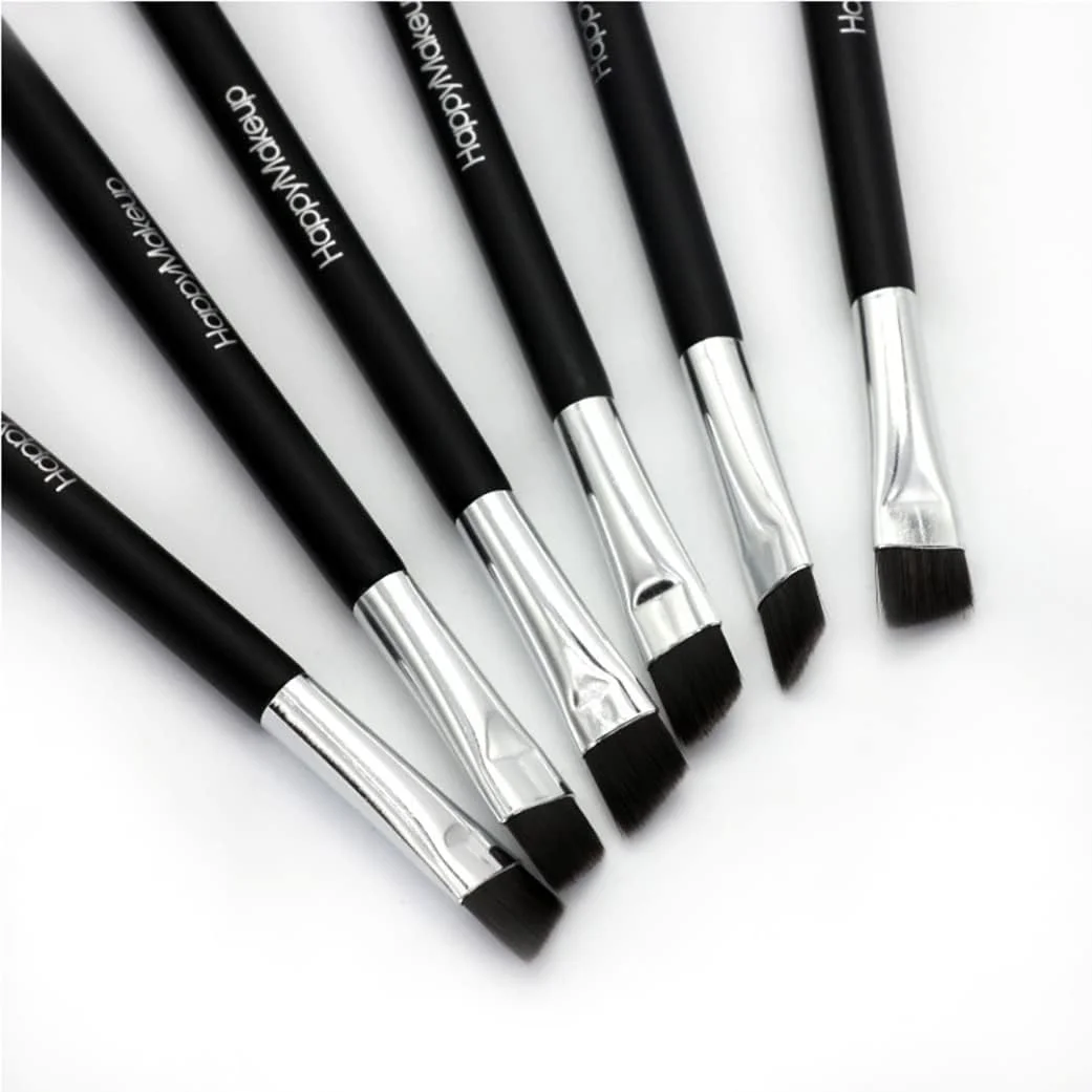 براش ابرو دو طرفه، برس ابرو و برس مژه، برس ابروی زاویه دار حرفه ای با موهای مصنوعی بدون تست حیوانی، ست برس آرایشی (رنگ: مشکی، 1 عدد) براش ابرو دو طرفه، برس ابرو و برس مژه، برس ابروی زاویه دار حرفه ای با موهای مصنوعی بدون تست حیوانی، ست برس آرایشی (رنگ: مشکی، 1 عدد)