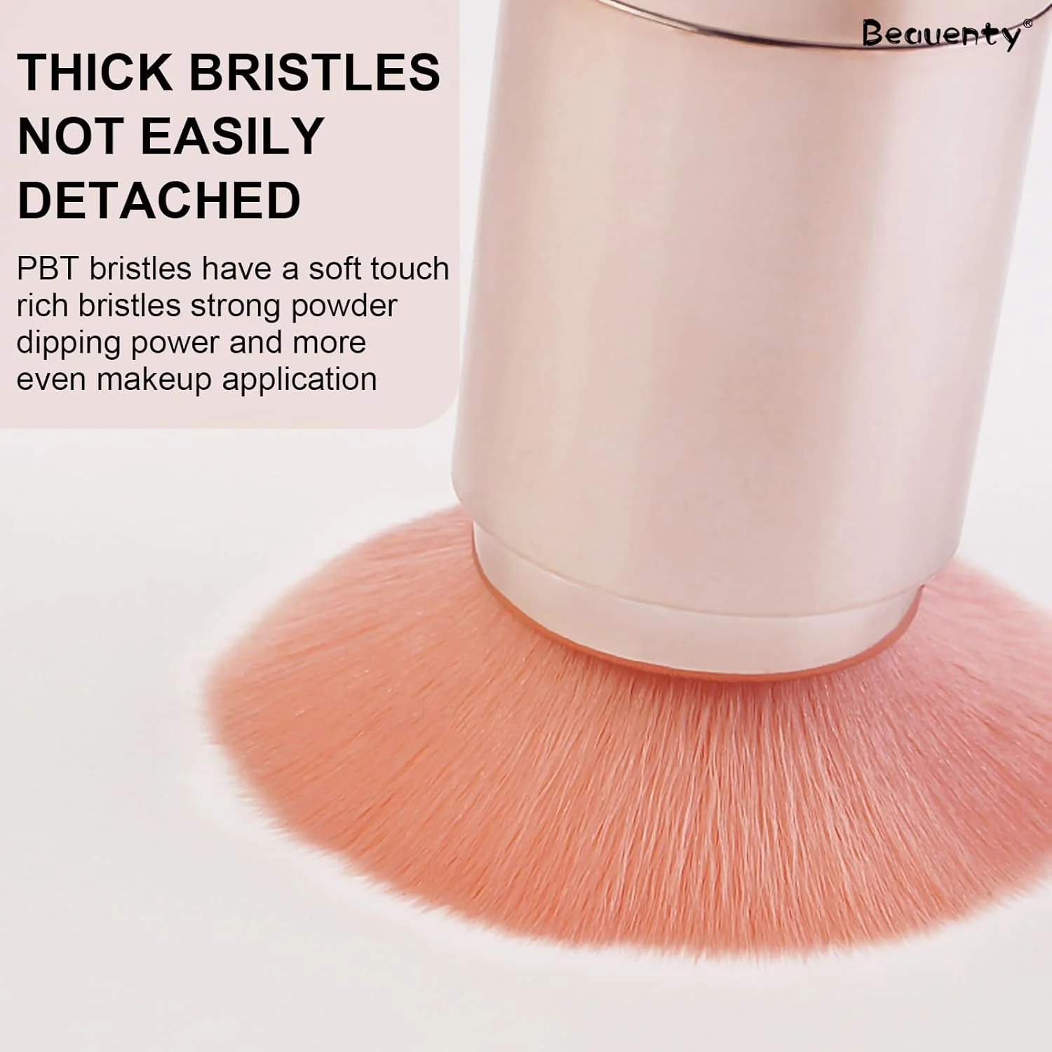 ست برس آرایشی قابل حمل 5 در 1 Beauenty شامل برس کرم پودر، برس لب، برس ابرو، برس سایه چشم، برس پودر برای مسافرت