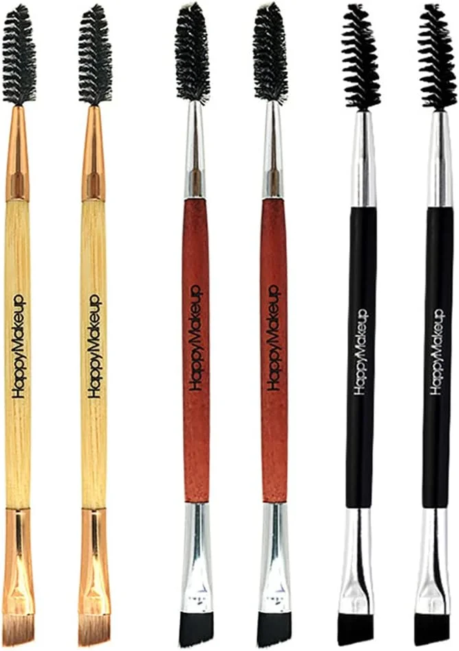 براش ابرو دو طرفه، برس ابرو و برس مژه، برس ابروی زاویه دار حرفه ای با موهای مصنوعی بدون تست حیوانی، ست برس آرایشی (رنگ: مشکی، 1 عدد) براش ابرو دو طرفه، برس ابرو و برس مژه، برس ابروی زاویه دار حرفه ای با موهای مصنوعی بدون تست حیوانی، ست برس آرایشی (رنگ: مشکی، 1 عدد)