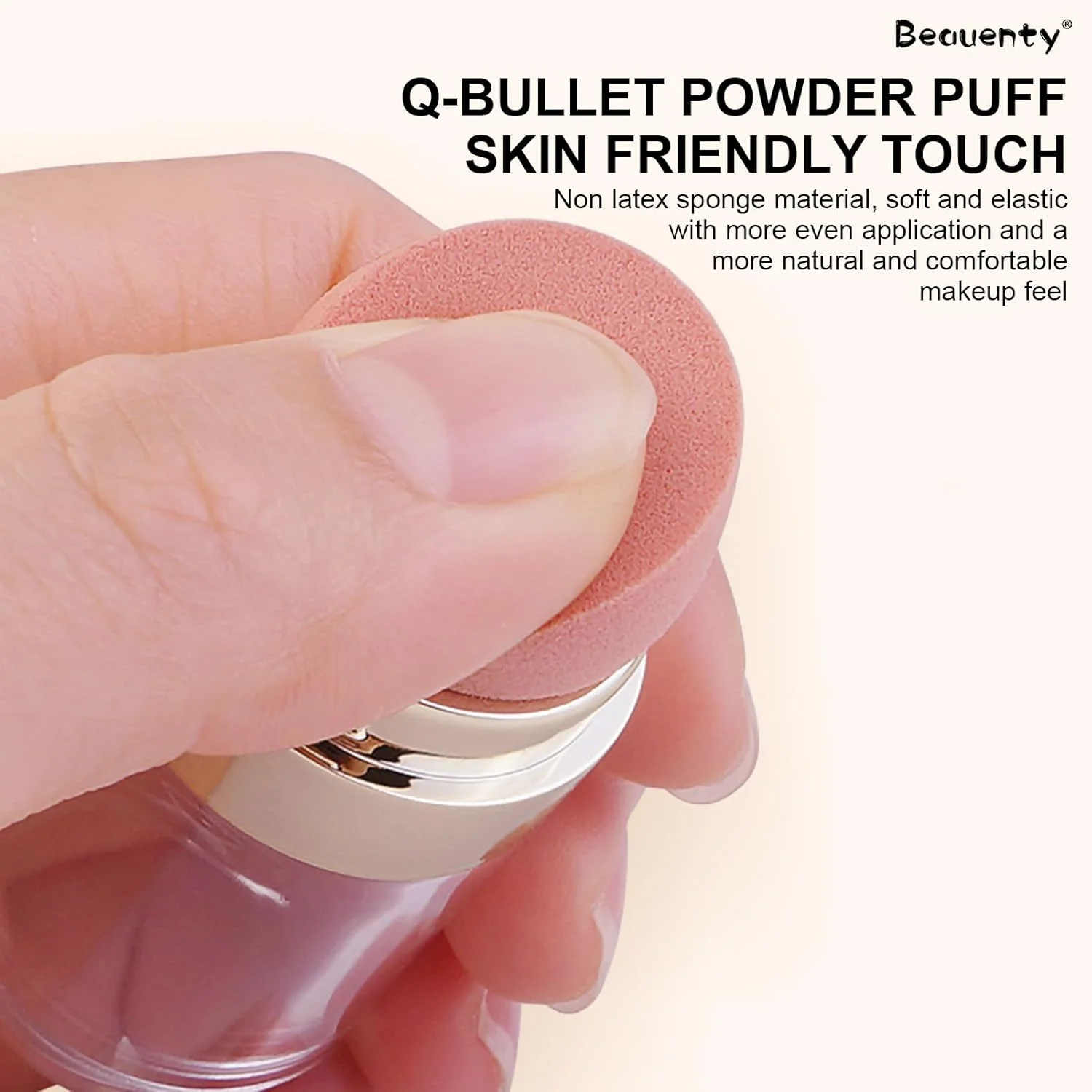 ست برس آرایشی قابل حمل 5 در 1 Beauenty شامل برس کرم پودر، برس لب، برس ابرو، برس سایه چشم، برس پودر برای مسافرت