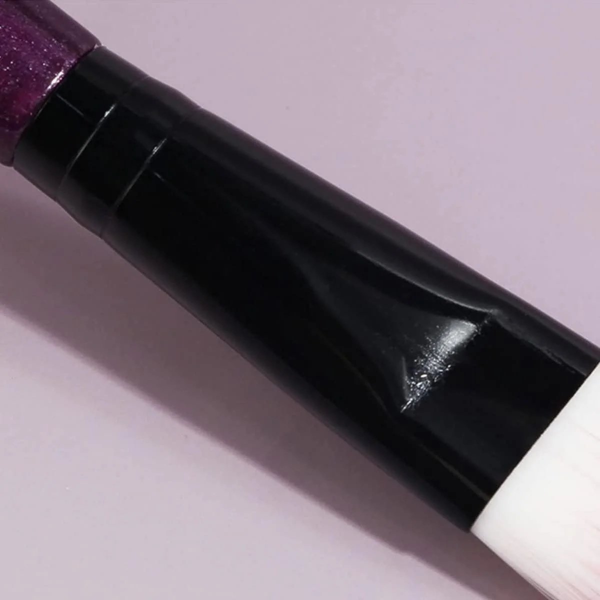 ست برس آرایشی 20 تکه Beauenty، برس خط چشم و سایه چشم، ست برس آرایشی ایده آل برای استفاده حرفه ای و روزانه (بنفش+مشکی)