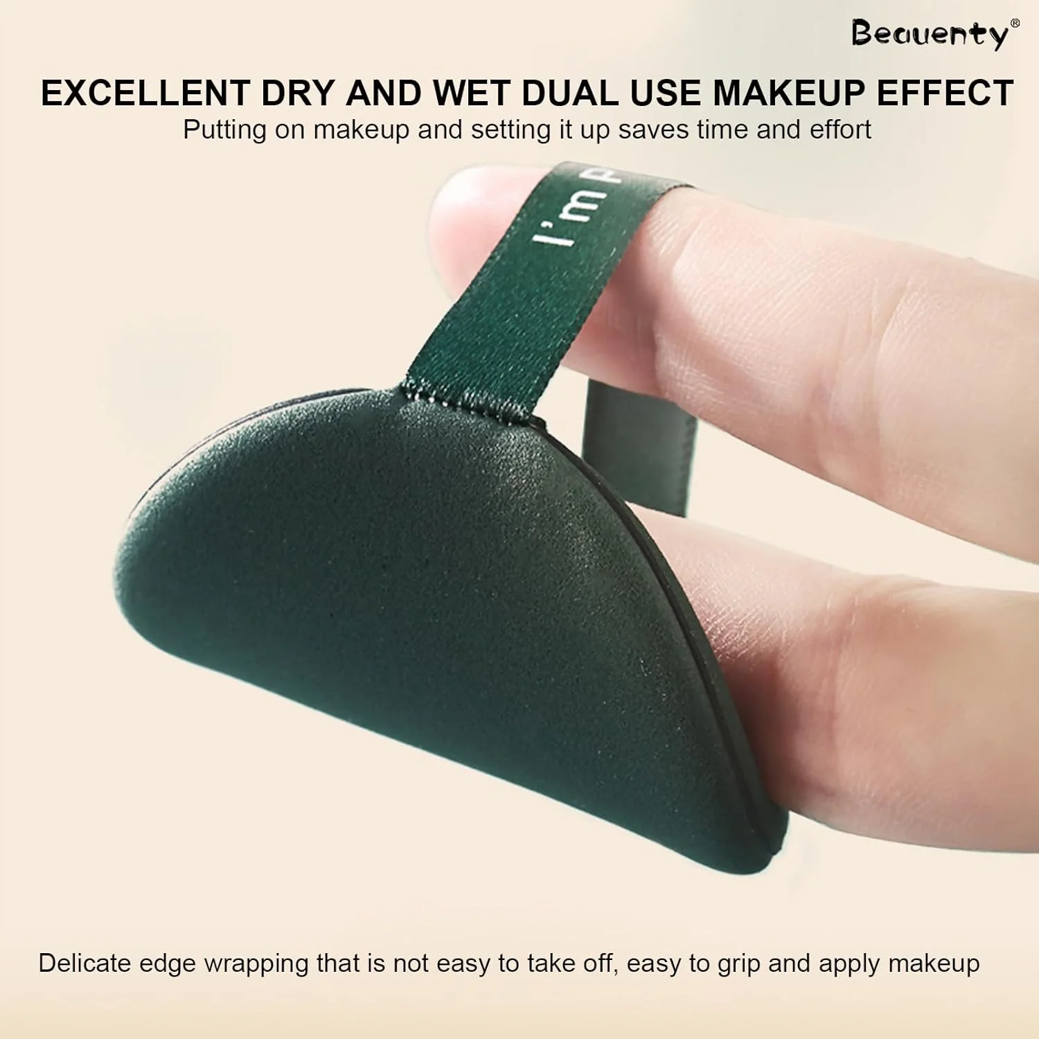 ست برس آرایشی مینی 5 تکه Beauenty با جعبه مسافرتی آینه دار، پد پودری 7 تکه برای پودر فونداسیون، ترکیب کانسیلر، سایه چشم، رژگونه، برس لوازم آرایشی