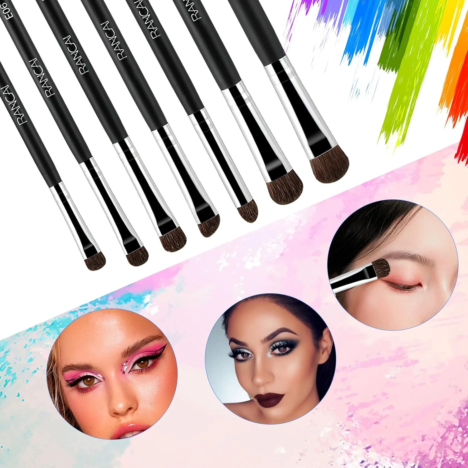 ست برس آرایشی 7 تکه، آرایش کودکان، ست برس آرایشی حرفه ای Wrrtig High برای کودکان، برس آرایشی برای آرایش تئاتر، آرایش کارناوال، برای مبتدیان نقاشی بدن (مشکی) ست برس آرایشی 7 تکه، آرایش کودکان، ست برس آرایشی حرفه ای Wrrtig High برای کودکان، برس آرایشی برای آرایش تئاتر، آرایش کارناوال، برای مبتدیان نقاشی بدن (مشکی)