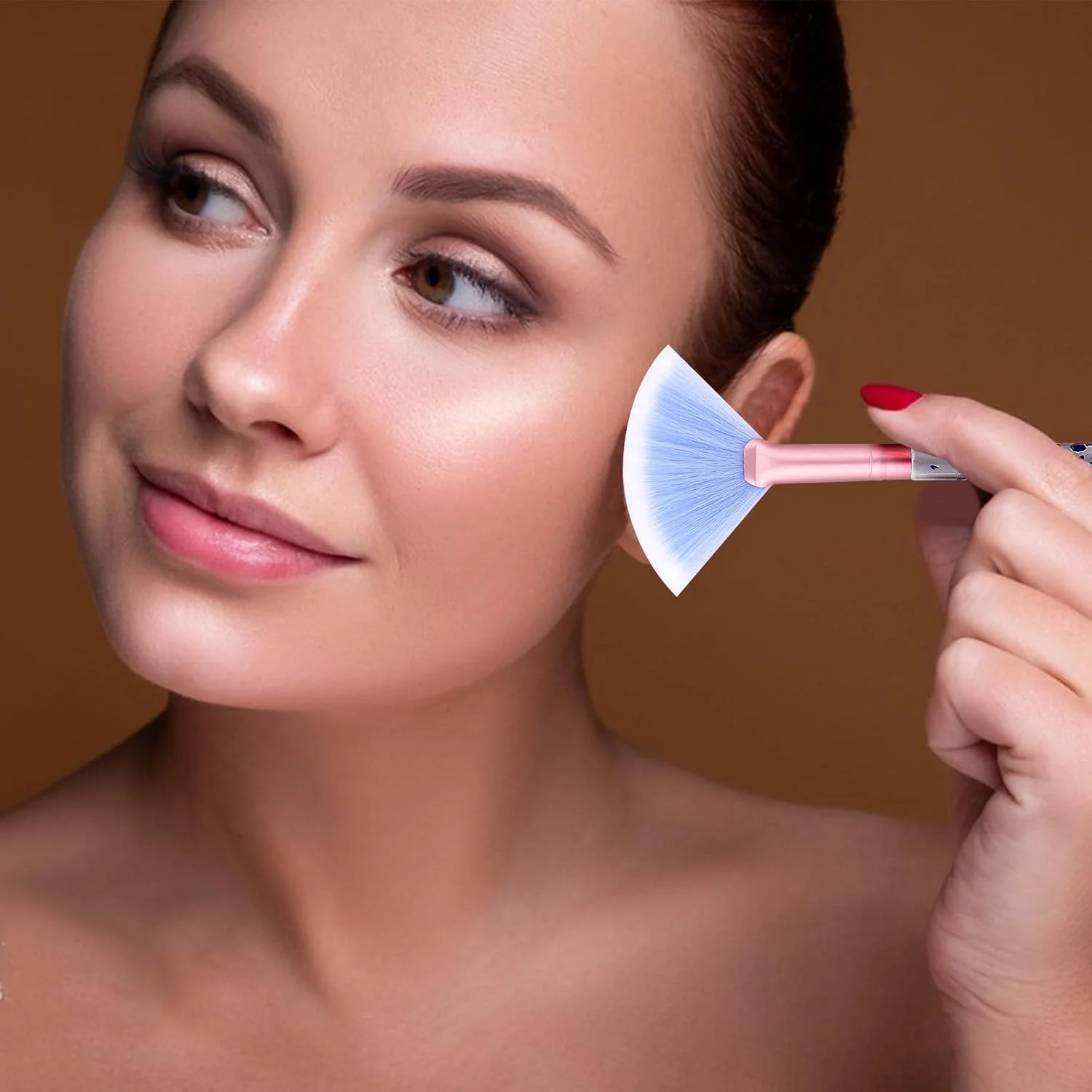 ست برس آرایشی 7 تکه، برس آرایشی حرفه ای براق کریستالی با دسته پولک دار، برس ترکیبی زیبا برای رژگونه، کرم پودر، هایلایتر، کانسیلر، ابرو، سایه چشم، لب، برس بادبزنی، کیت برس زیبایی برای دختران ست برس آرایشی 7 تکه، برس آرایشی حرفه ای براق کریستالی با دسته پولک دار، برس ترکیبی زیبا برای رژگونه، کرم پودر، هایلایتر، کانسیلر، ابرو، سایه چشم، لب، برس بادبزنی، کیت برس زیبایی برای دختران