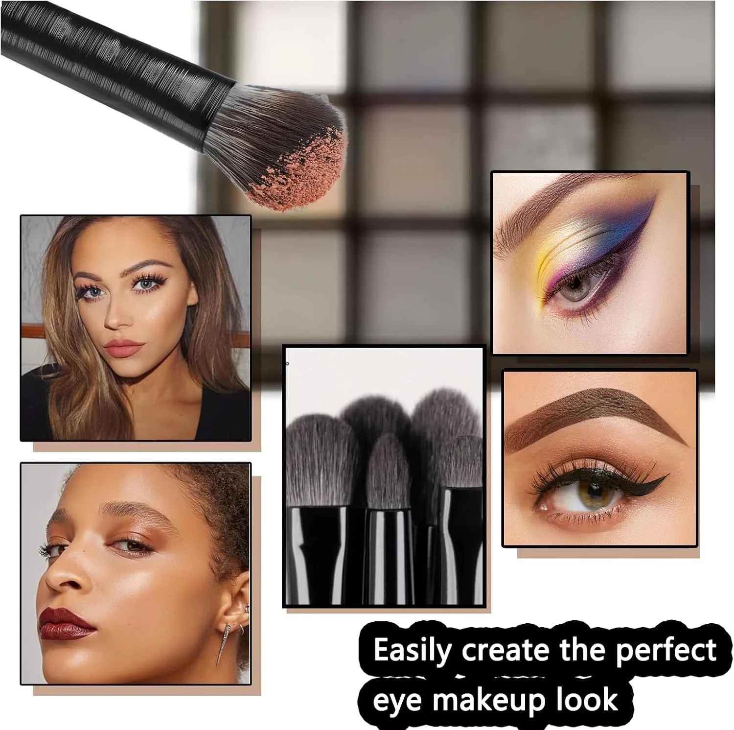 ست 6 عددی براش سایه چشم، ست براش آرایش چشم، براش خط چشم، ابرو، ترکیب کننده، کانسیلر، براش سایه چشم، ابزار آرایش صورت برای مشخص کردن، پخش کردن و سایه زدن، فوق العاده نرم، دسته چوبی راش ست 6 عددی براش سایه چشم، ست براش آرایش چشم، براش خط چشم، ابرو، ترکیب کننده، کانسیلر، براش سایه چشم، ابزار آرایش صورت برای مشخص کردن، پخش کردن و سایه زدن، فوق العاده نرم، دسته چوبی راش