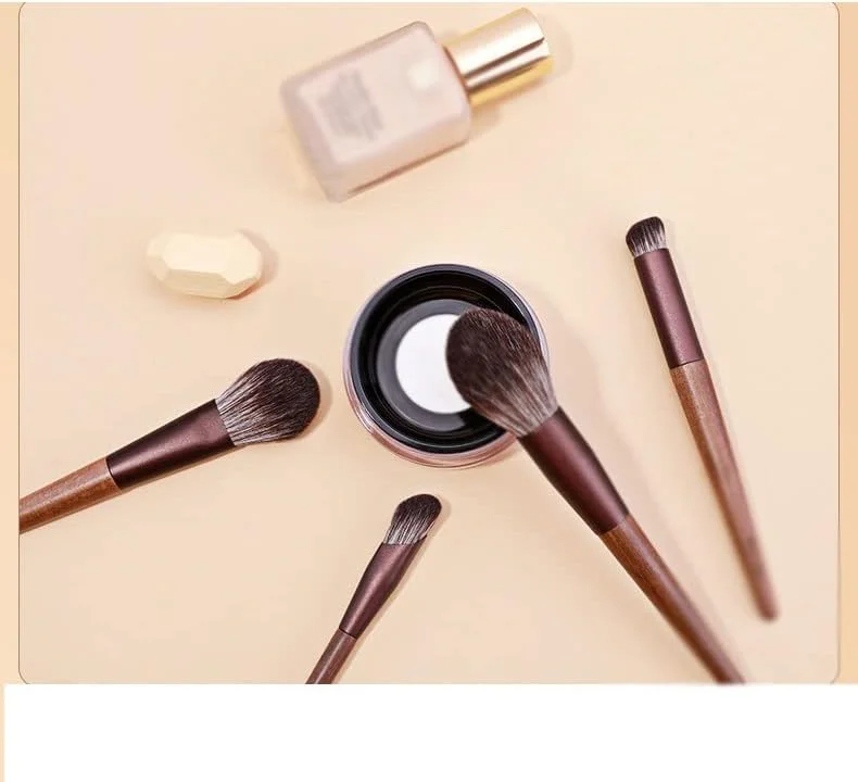 ست 14 عددی برس آرایشی کامل برای صورت، برس پودر فیکس، برس رژگونه، برس سایه چشم