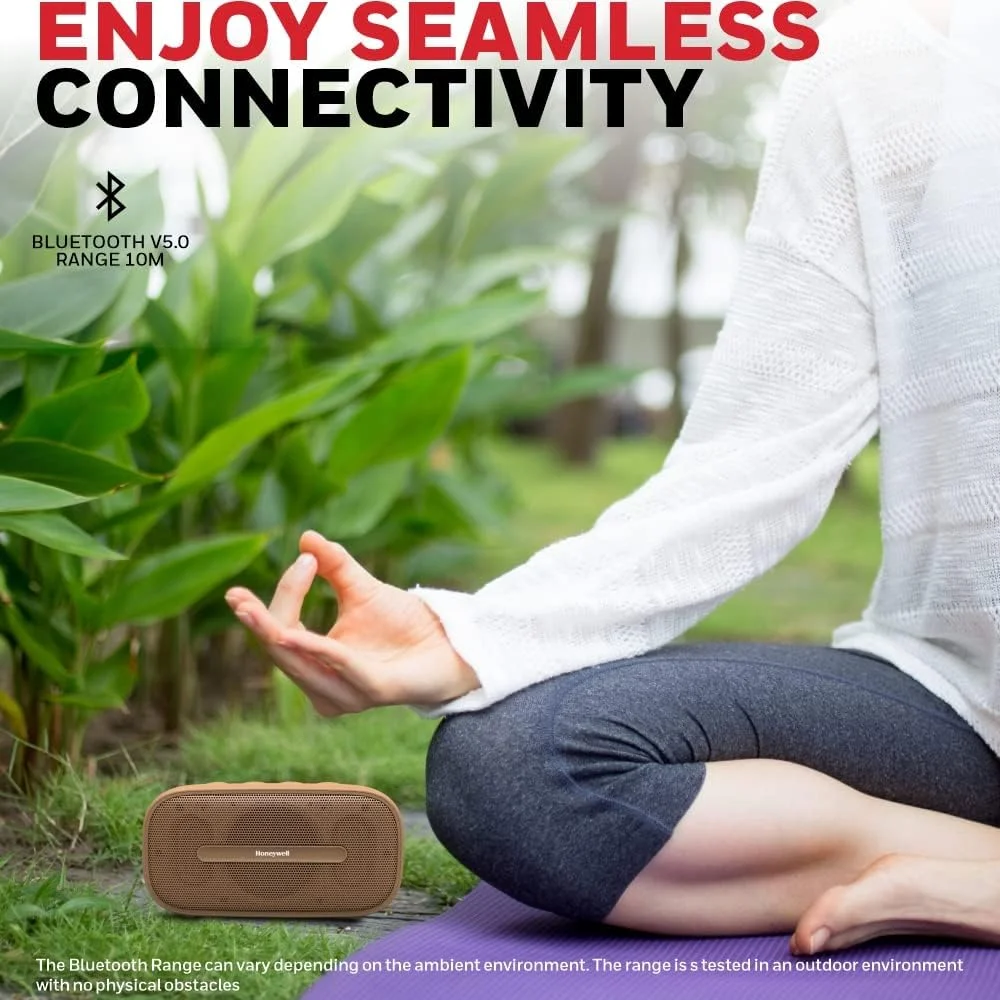 اسپیکر بلوتوثی بیسیم هانیول Suono P100 نسخه 5.0، توان 5 وات، درایورهای 52 میلیمتری، قابل حمل و ضد آب IPX7، تا 12 ساعت پخش موسیقی HC000107 - زرد (بازسازی شده) اسپیکر بلوتوثی بیسیم هانیول Suono P100 نسخه 5.0، توان 5 وات، درایورهای 52 میلیمتری، قابل حمل و ضد آب IPX7، تا 12 ساعت پخش موسیقی HC000107 - زرد (بازسازی شده)