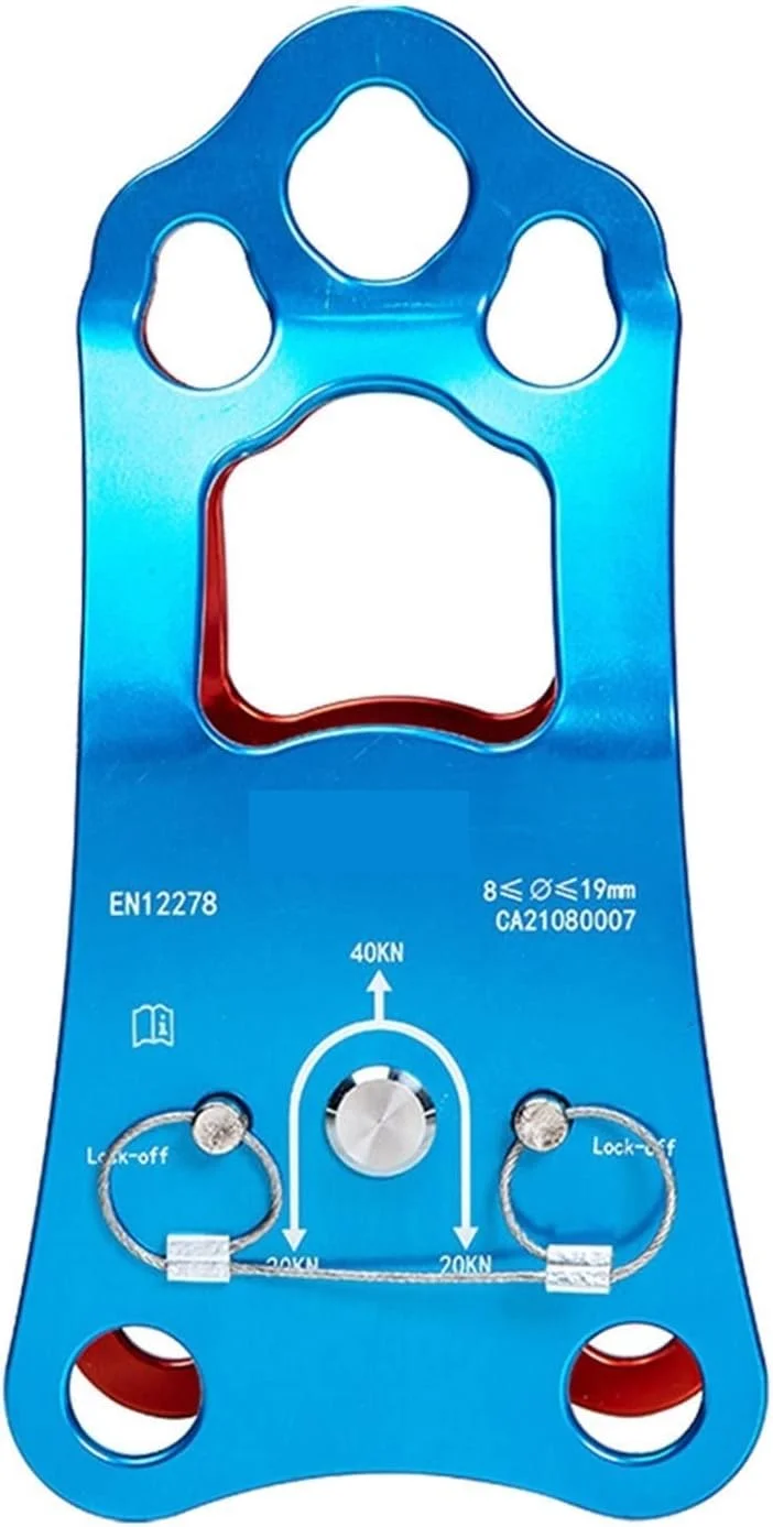 قرقره سیمبای برای صخره نوردی در فضای باز، قرقره طناب، لوازم جانبی کوهنوردی، قرقره ترولی کابل، تجهیزات ایمنی طناب