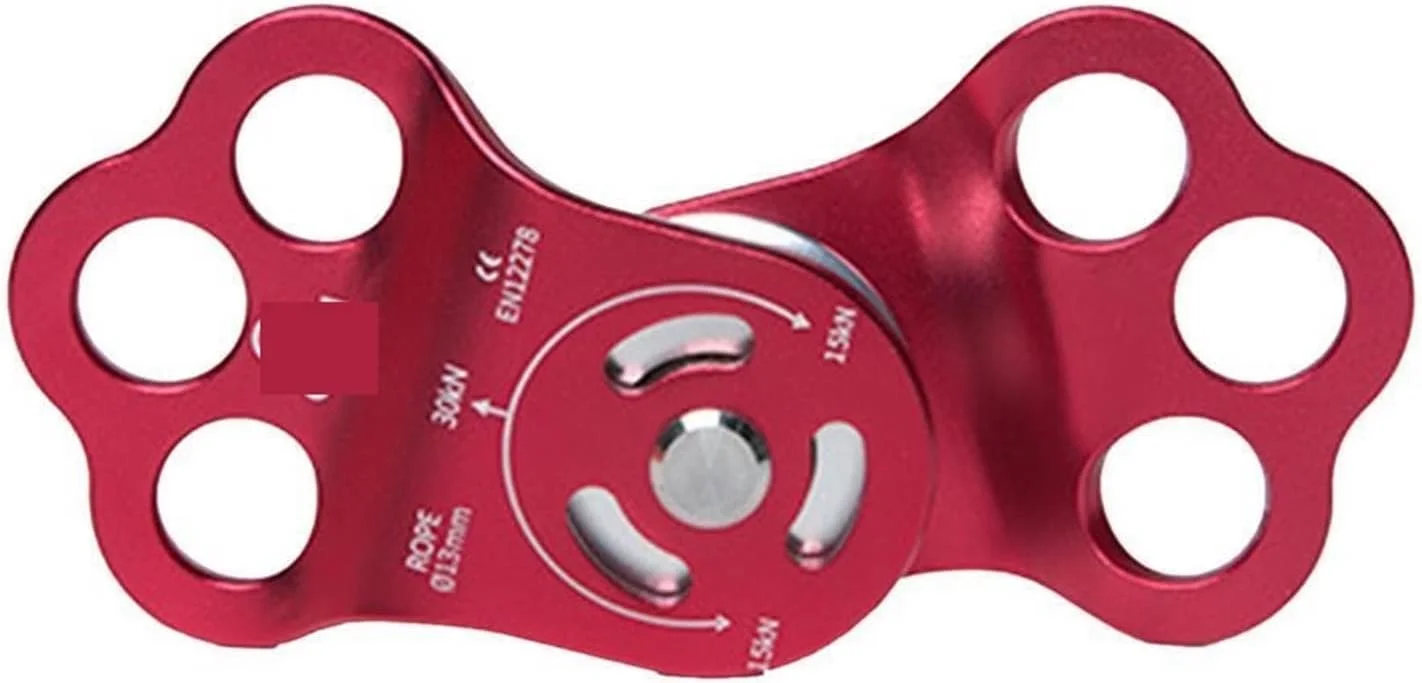 سیمبا پولی قرقره تک برای سنگ نوردی در فضای باز، درخت نوردی، حمل و نقل، کوهنوردی، نجات در ارتفاعات با سه سوراخ