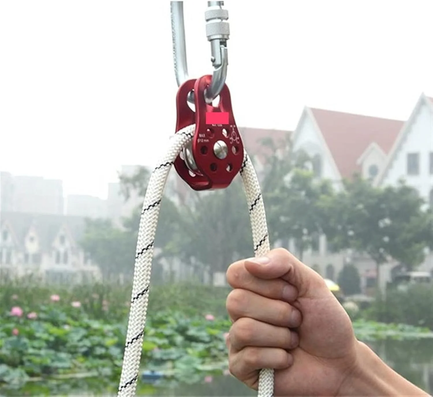 قرقره سیم بائه، ابزار بالابر سنگین ثابت، آلیاژ آلومینیوم، کیفیت بالا، قرقره بالابر مناسب برای طناب