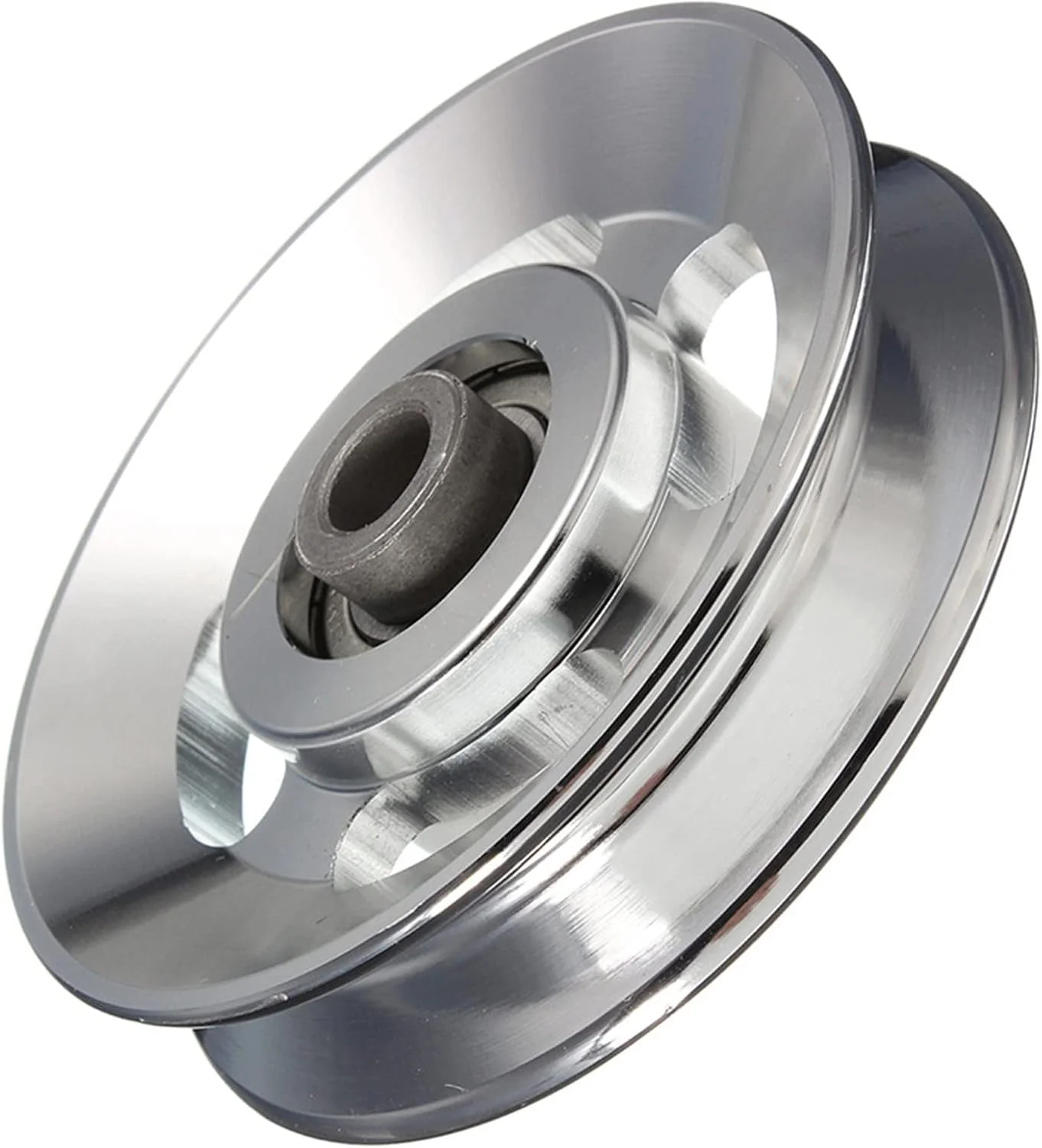 قرقره سیمبای آلومینیومی بالابر قرقره چرخ کابل تجهیزات تناسب اندام جهانی برای کوهنوردی کمپینگ