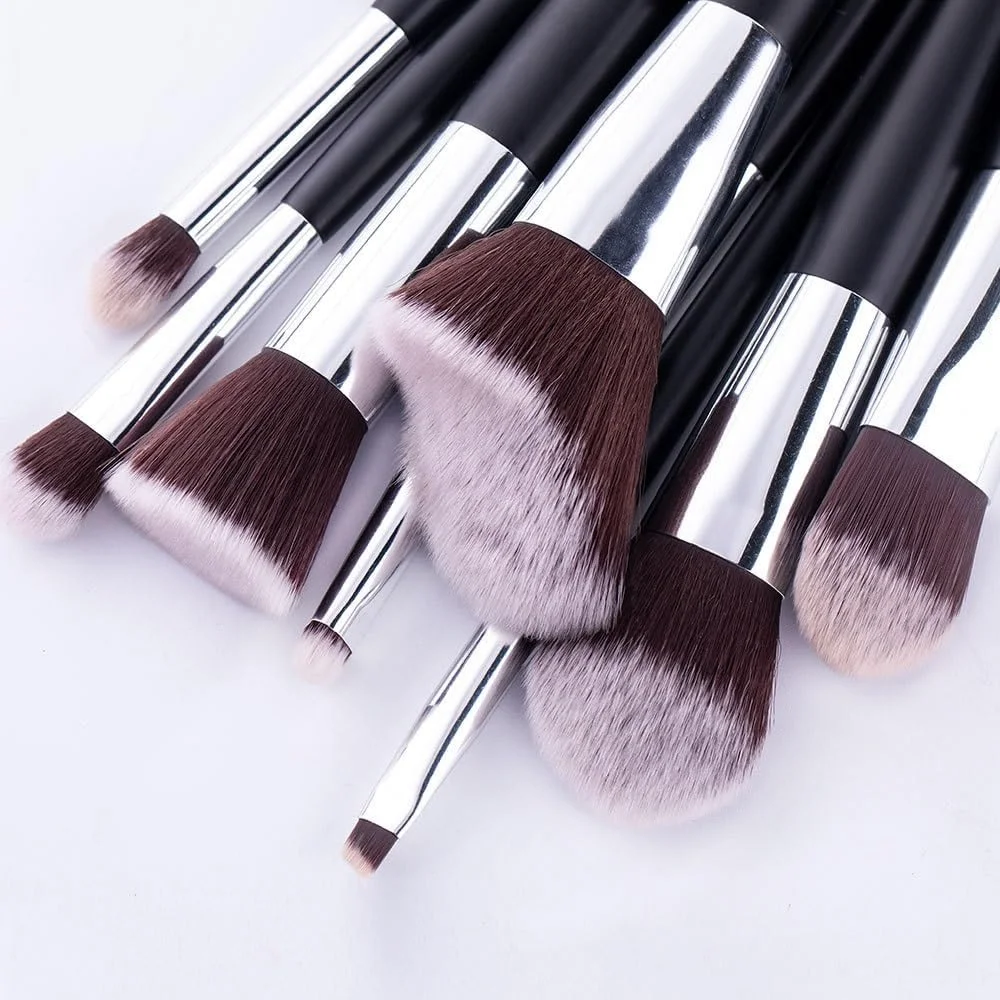 ست برس آرایشی 10 عددی موجی BONFUN، برس پودر، رژگونه، سایه چشم، ابزارهای آرایشی چند منظوره (رنگ: 10 ست برس) ست برس آرایشی 10 عددی موجی BONFUN، برس پودر، رژگونه، سایه چشم، ابزارهای آرایشی چند منظوره (رنگ: 10 ست برس)